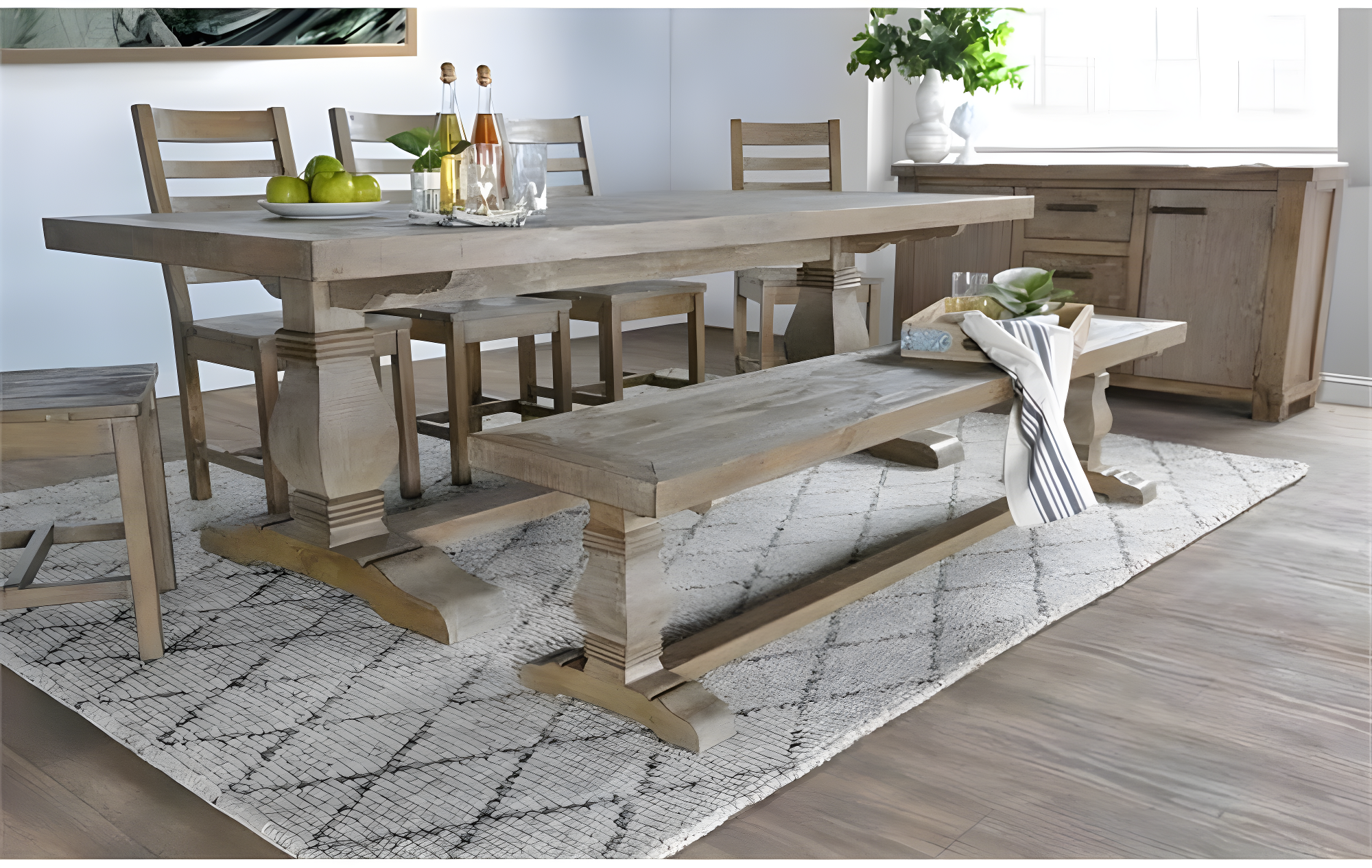 Quincy Reclaimed Pine 83 inch Bench