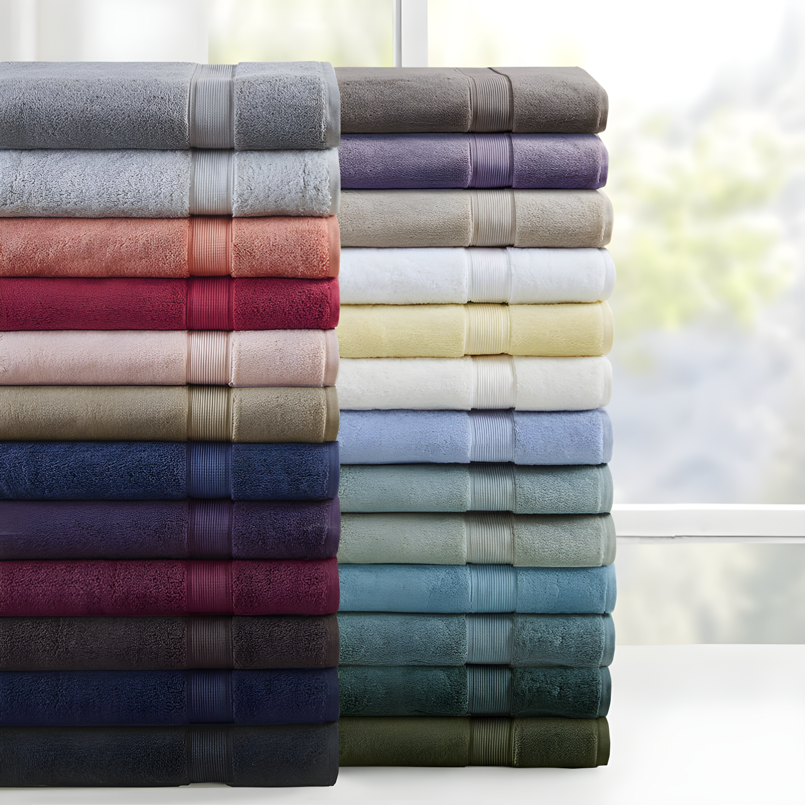Madison Park Signature 800GSM Ultra-Soft 100% Cotton Absorbent Towel Set