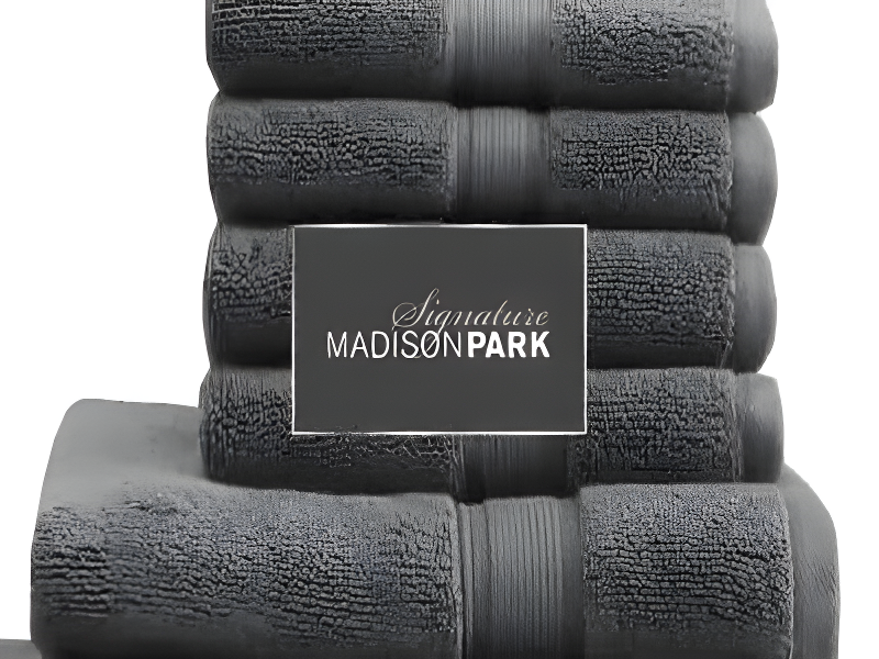 Madison Park Signature 800GSM Ultra-Soft 100% Cotton Absorbent Towel Set