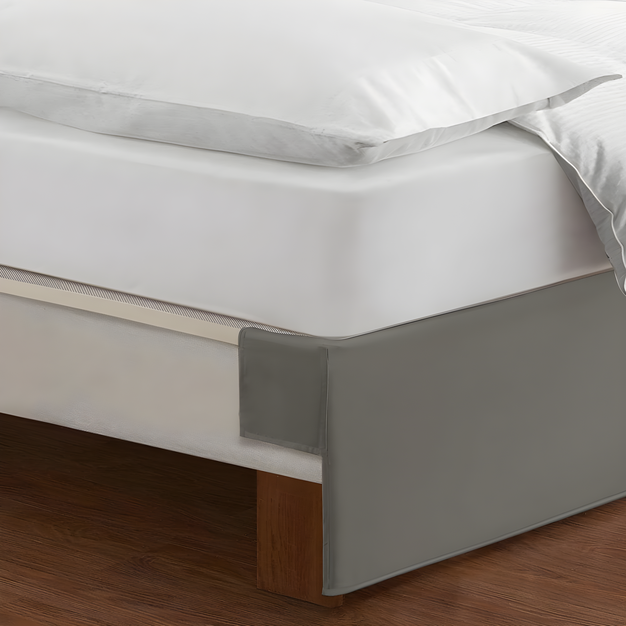 Pleated Wrinkle Resistant Wrap Around Bed Skirt