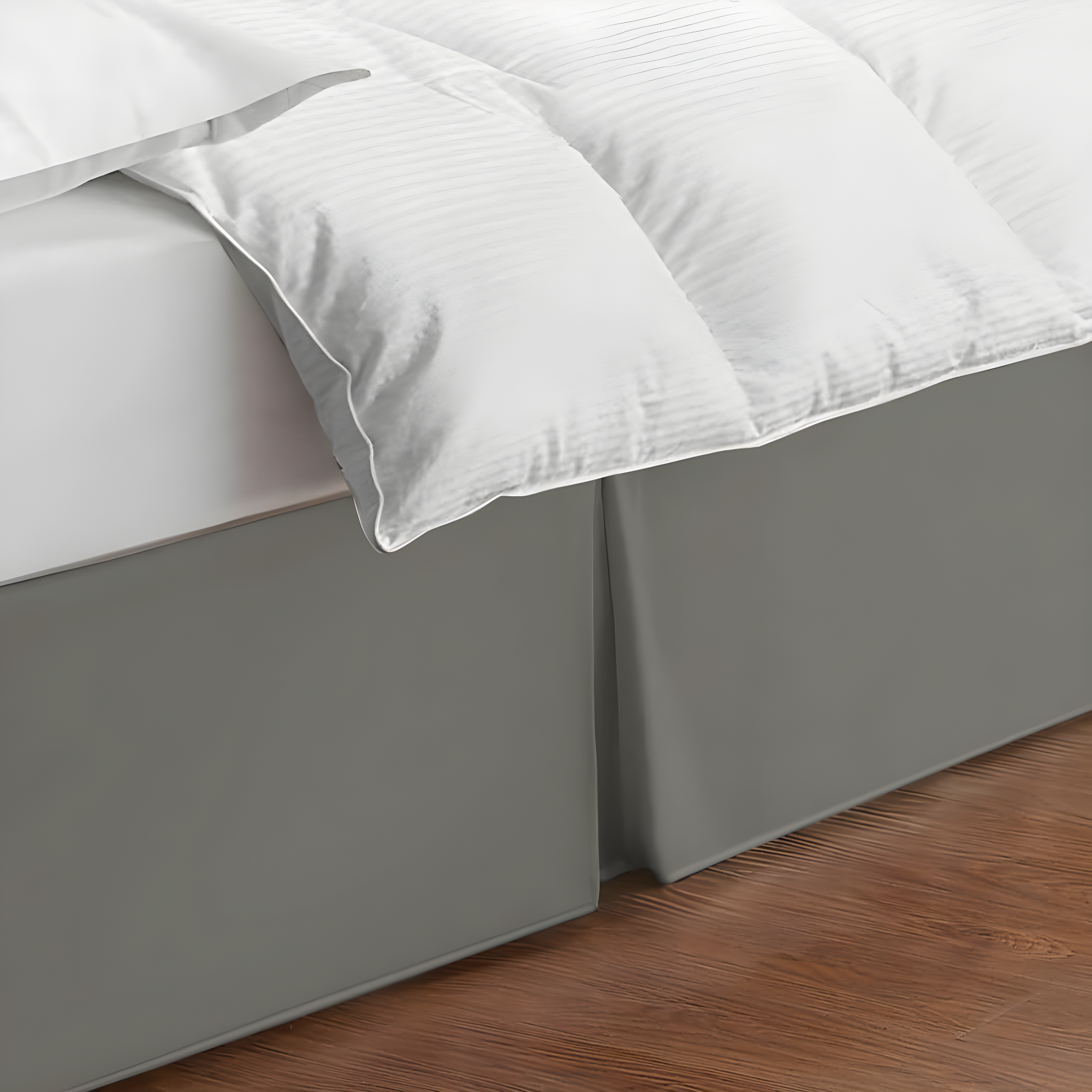 Pleated Wrinkle Resistant Wrap Around Bed Skirt