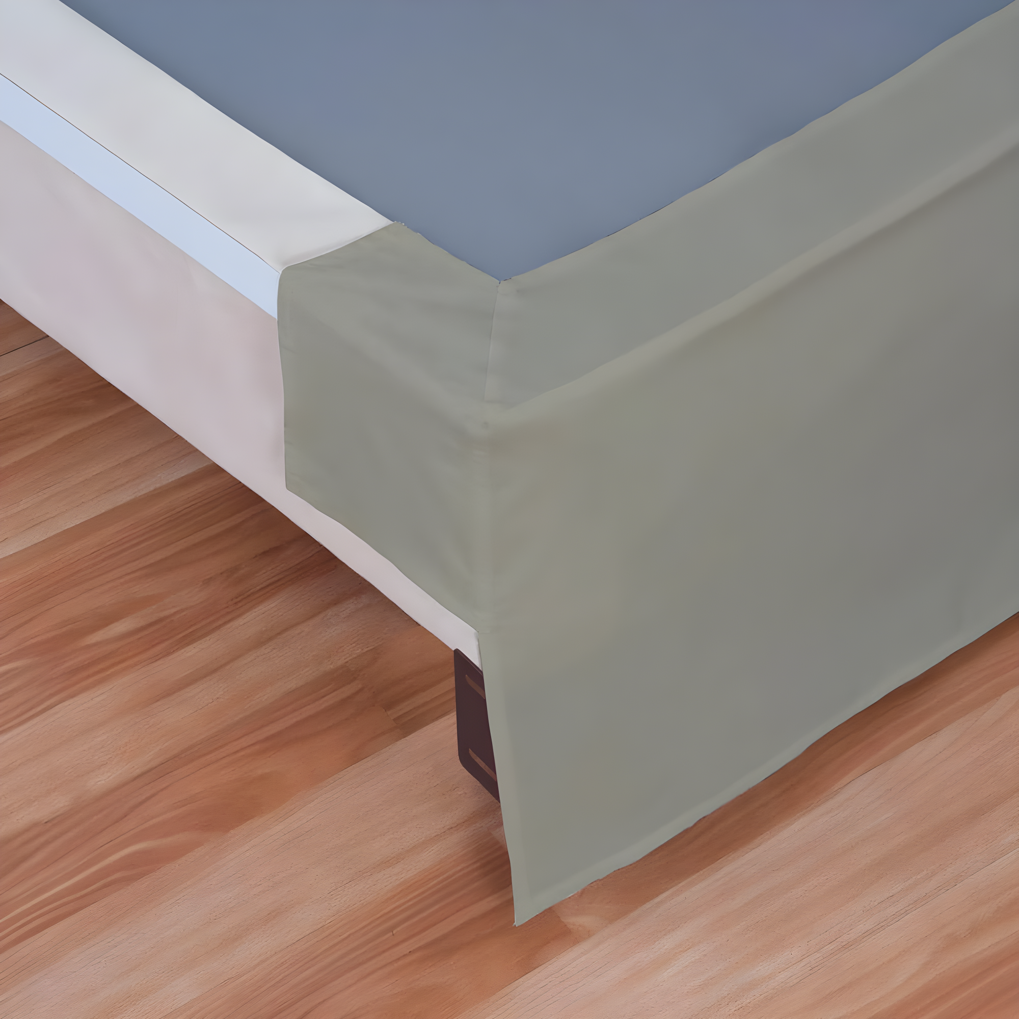 Pleated Wrinkle Resistant Wrap Around Bed Skirt