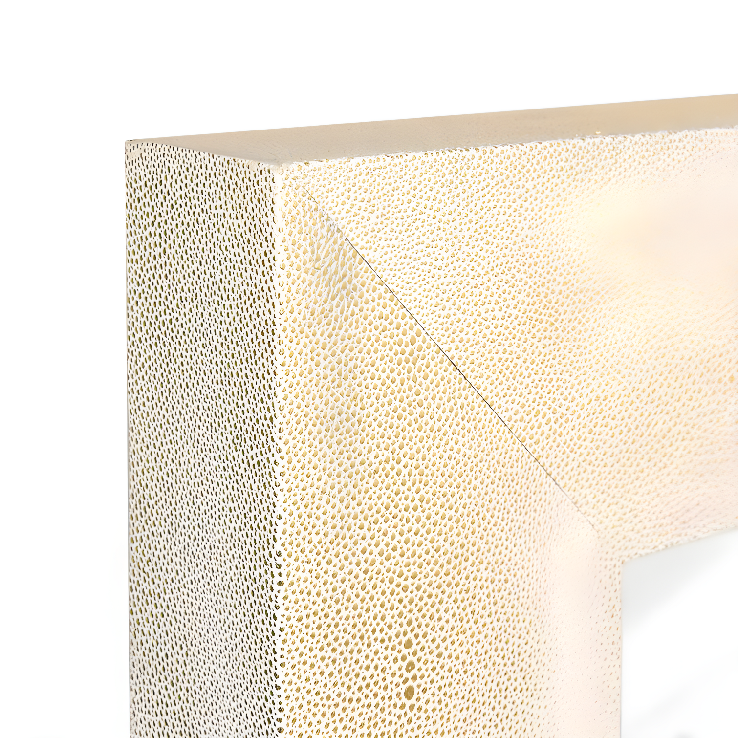 Empire Art Direct Square Leather Mirror