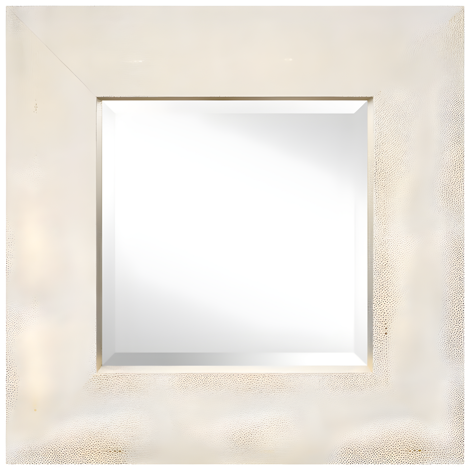 Empire Art Direct Square Leather Mirror