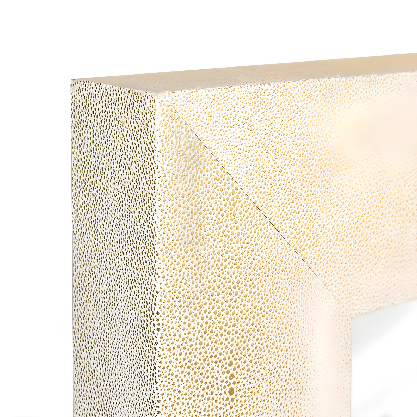 Empire Art Direct Square Leather Mirror