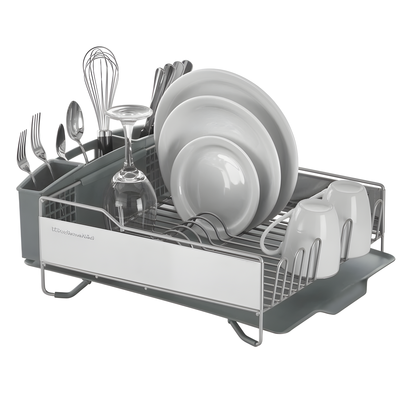 KitchenAid® KitchenAid® Full Size Dish Rack, Light Grey