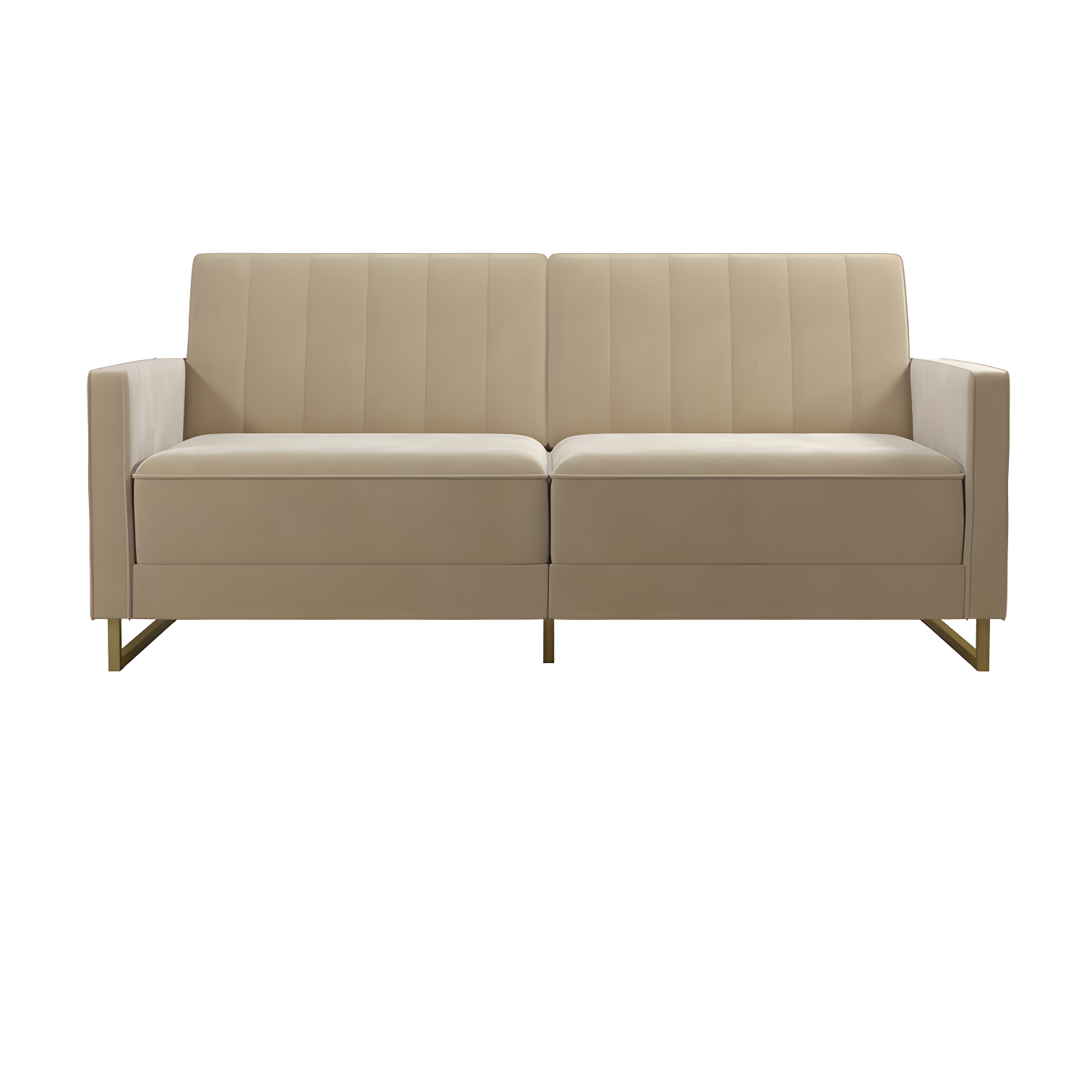 Skylar Full / Double 77'' Velvet Tufted Convertible Sofa