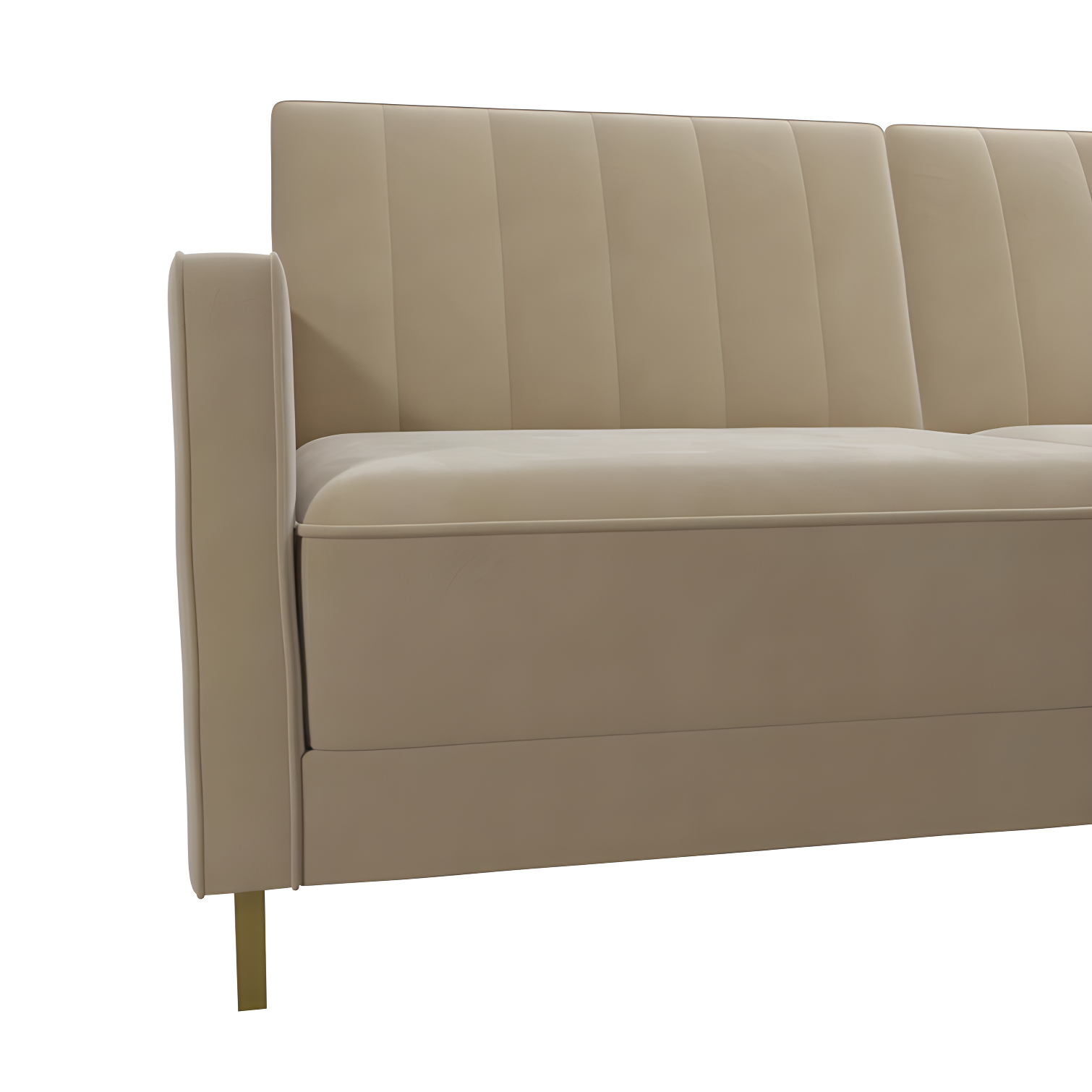 Skylar Full / Double 77'' Velvet Tufted Convertible Sofa