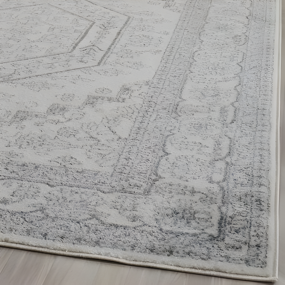 Adirondack ADR108 Power Loomed Accent Rug - Ivory/Silver - 2'6"x4' - Safavieh.