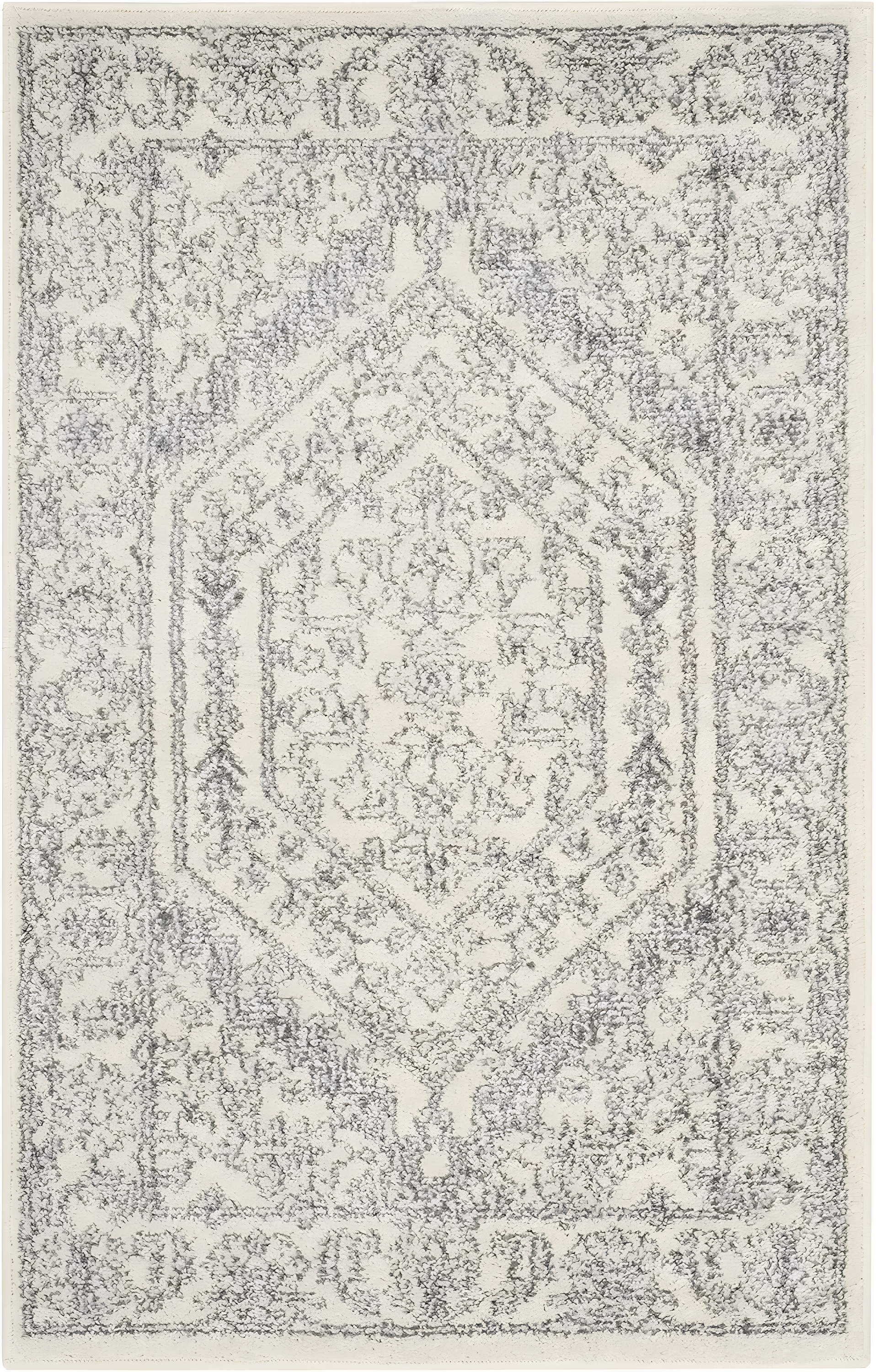 Adirondack ADR108 Power Loomed Accent Rug - Ivory/Silver - 2'6"x4' - Safavieh.