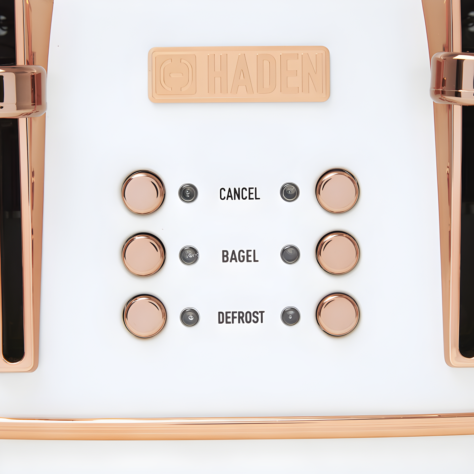 HADEN Heritage Ivory and Copper 4-Slice Toaster