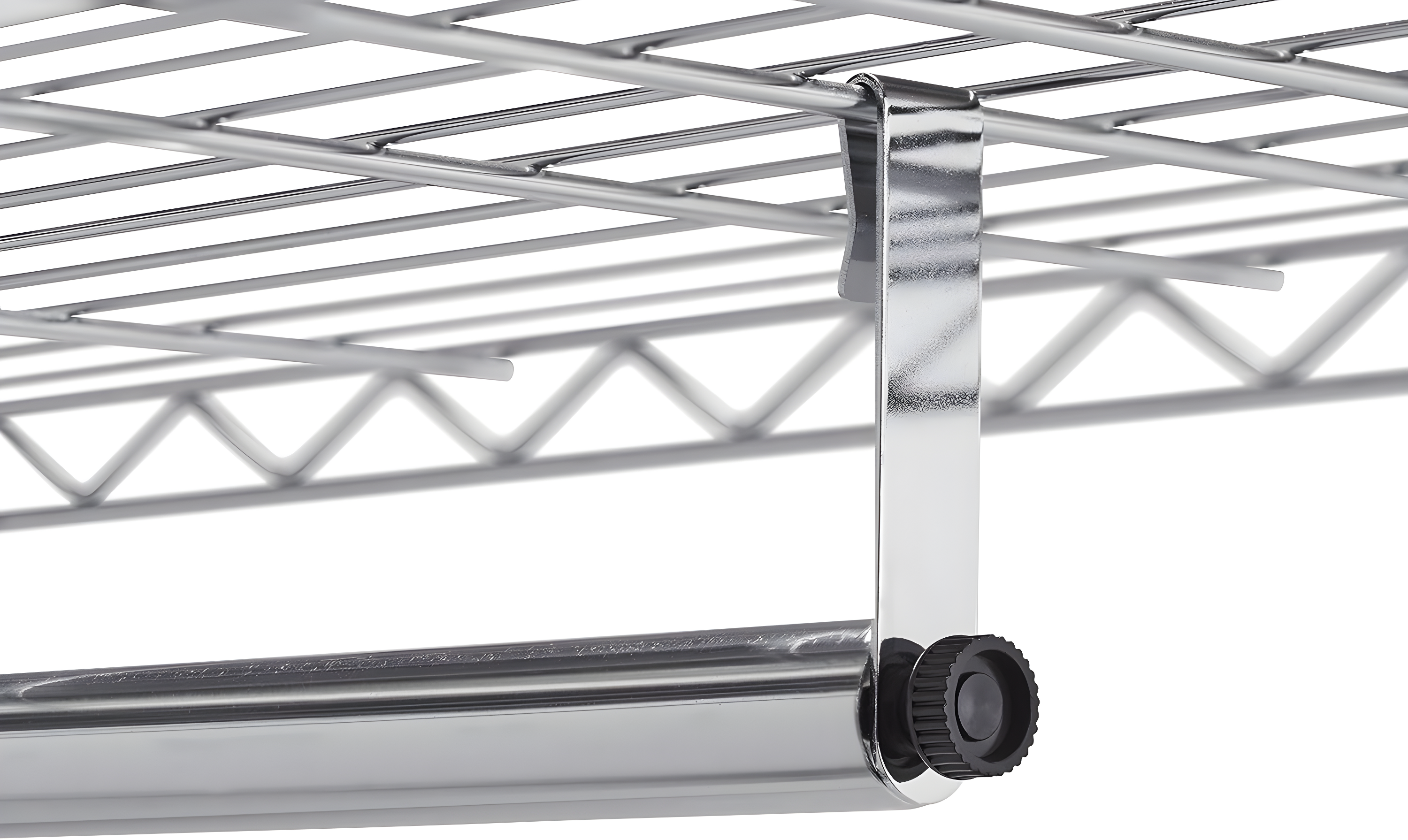 Chrome Wire Free-Standing Closet with Adjustable Shelves