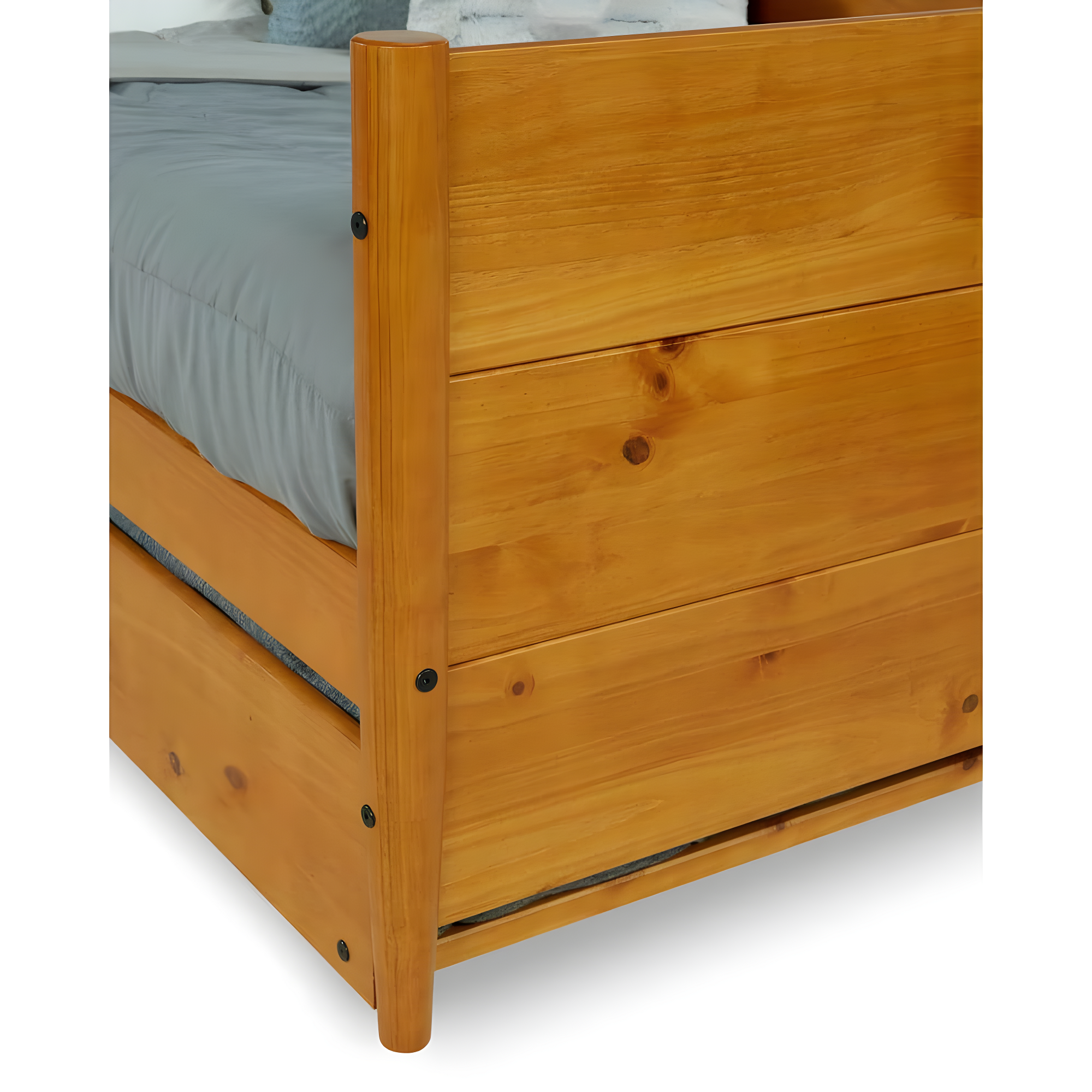 Camello Twin Solid Wood Daybed with Trundle