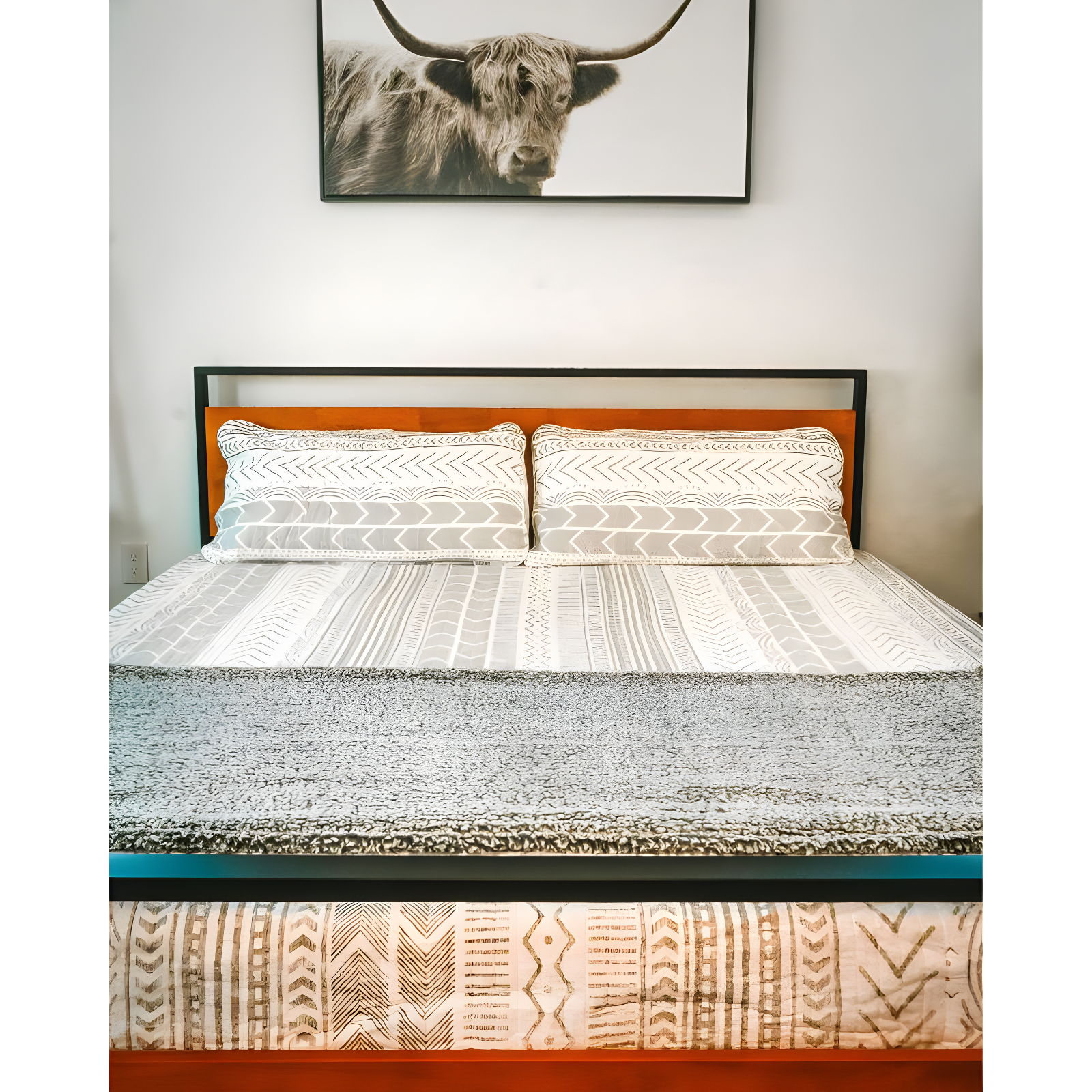 Lush Decor Hygge Geo Reversible Contemporary 3-Piece Quilt Set