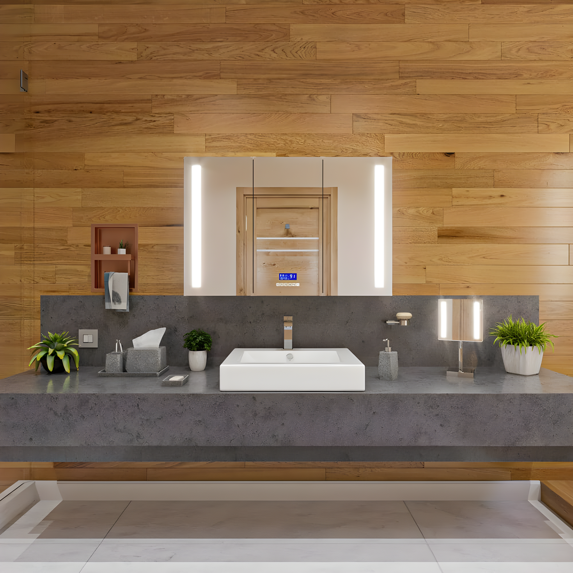 Concave LED Mirror