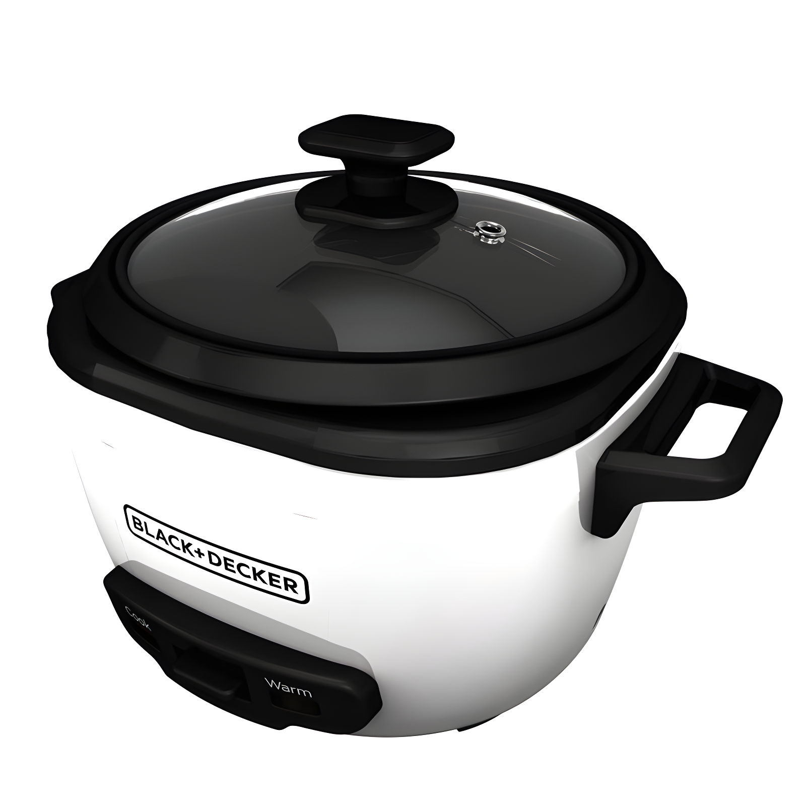 BLACK+DECKER BLACK+DECKER, Rice Cooker, Uncooked Rice, Steaming Basket, Removable Non-Stick Bowl, One Touch
