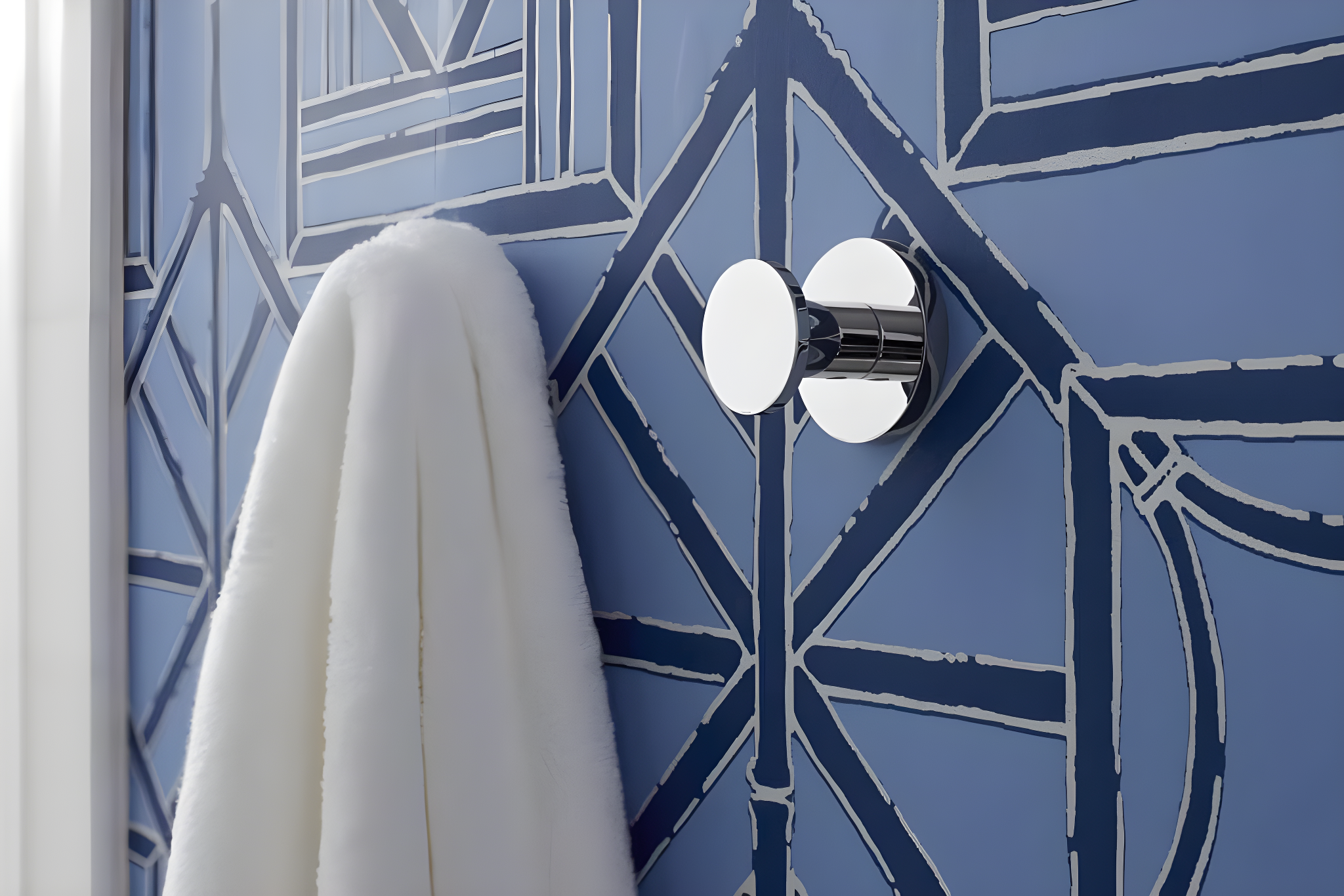 Purist® Wall Mounted Round Bathroom Robe Hook, Towel Hook, Clothing Hook