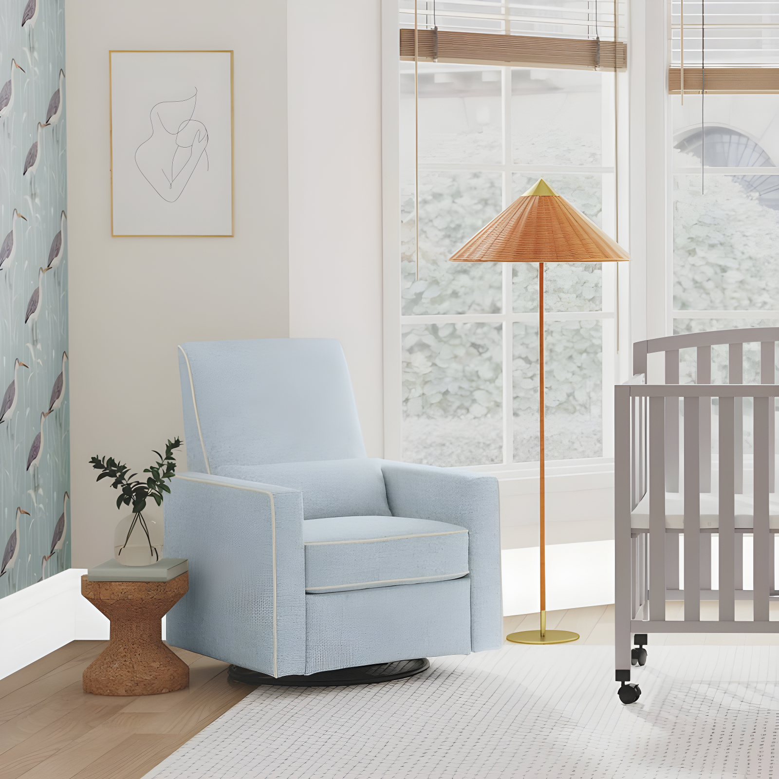 Piper Swivel Reclining Glider