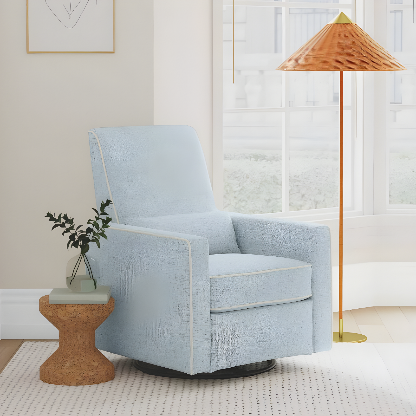 Piper Swivel Reclining Glider