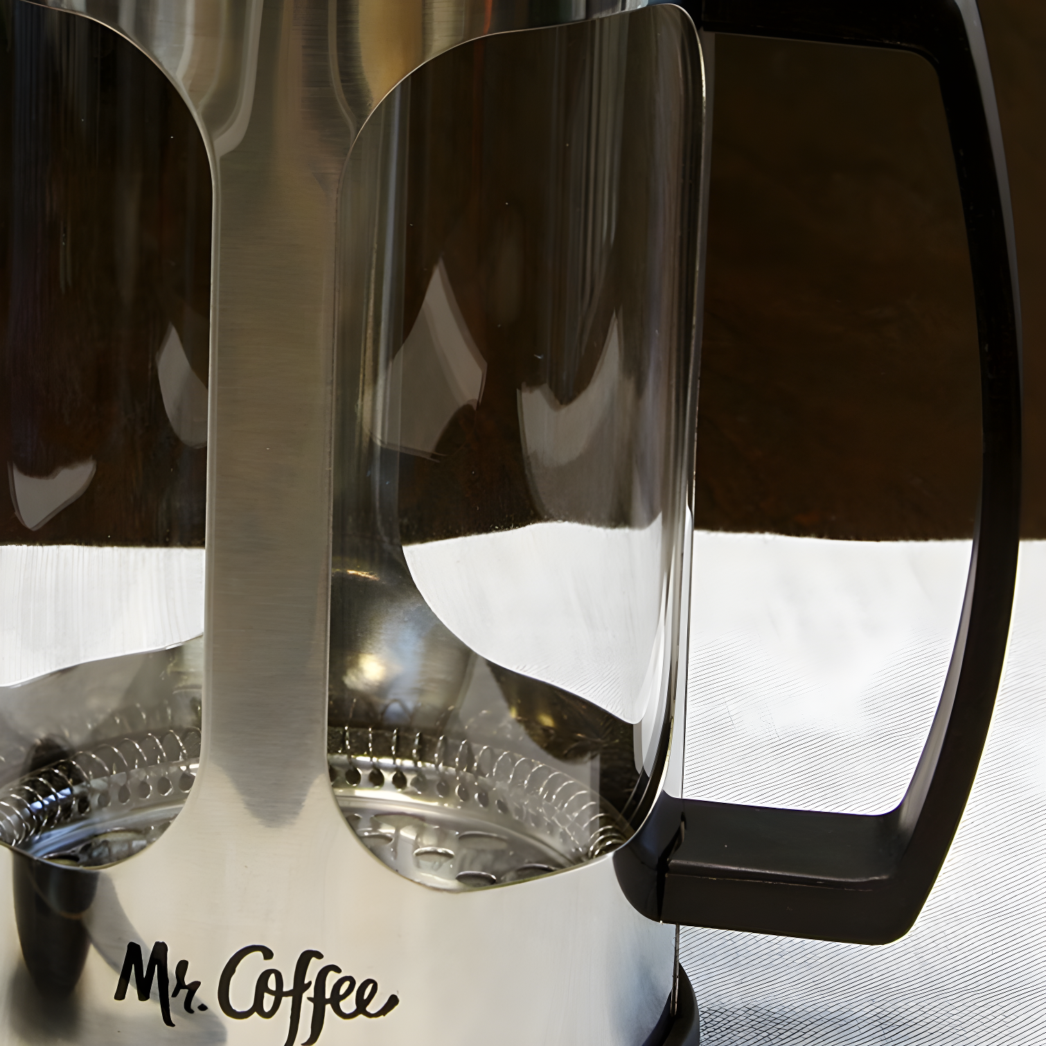 Gibson 4-Cup Mr. Coffee Daily Brew French Press Coffee Maker