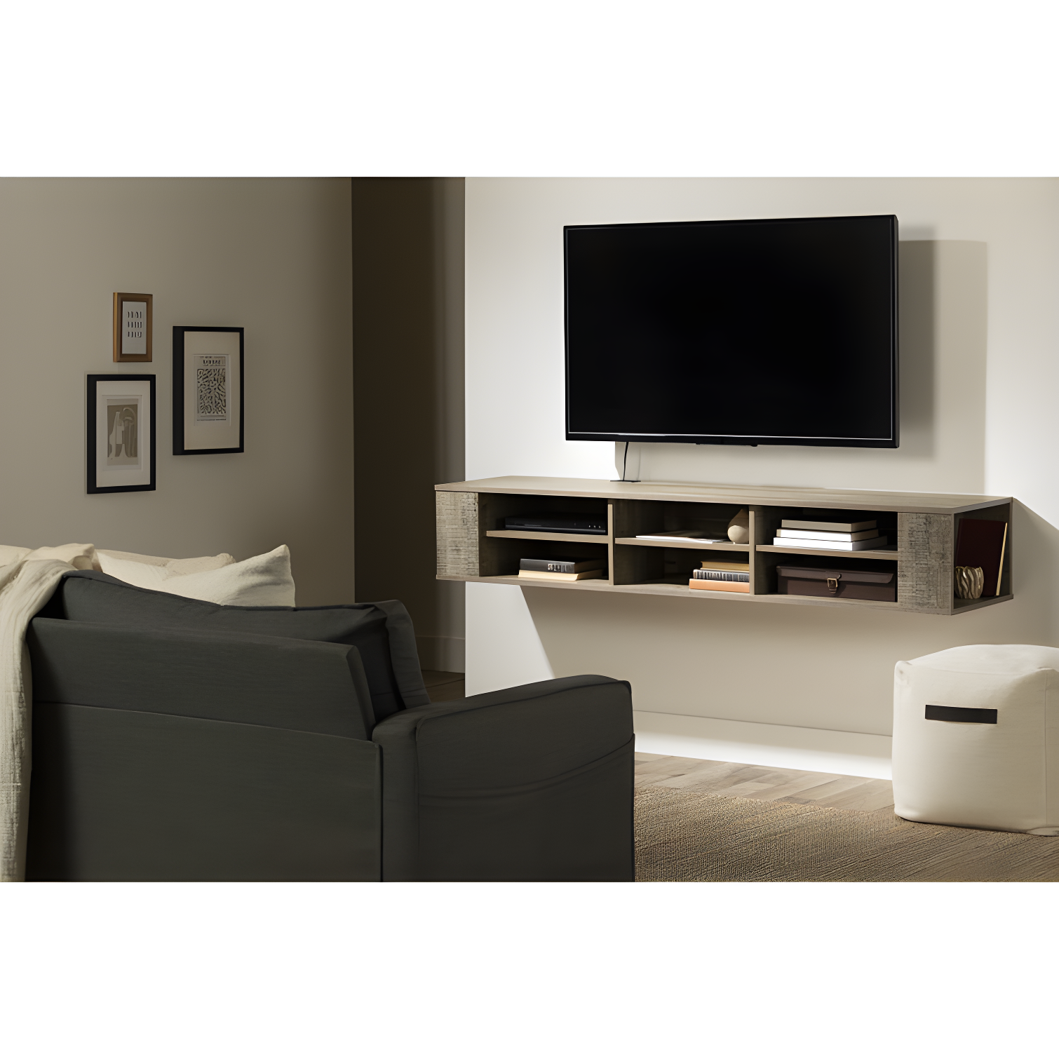 City Life Floating TV Stand for TVs up to 78"
