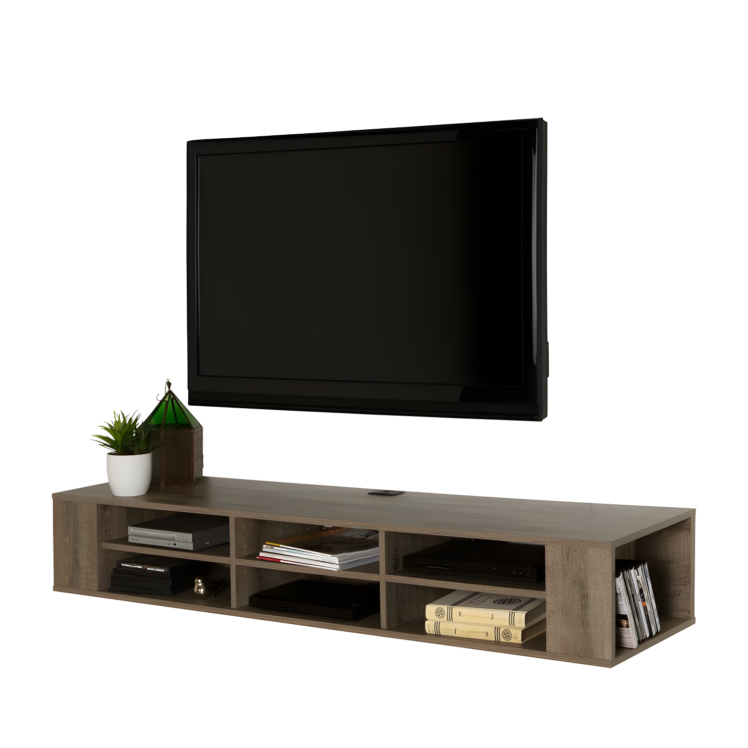 City Life Floating TV Stand for TVs up to 78"