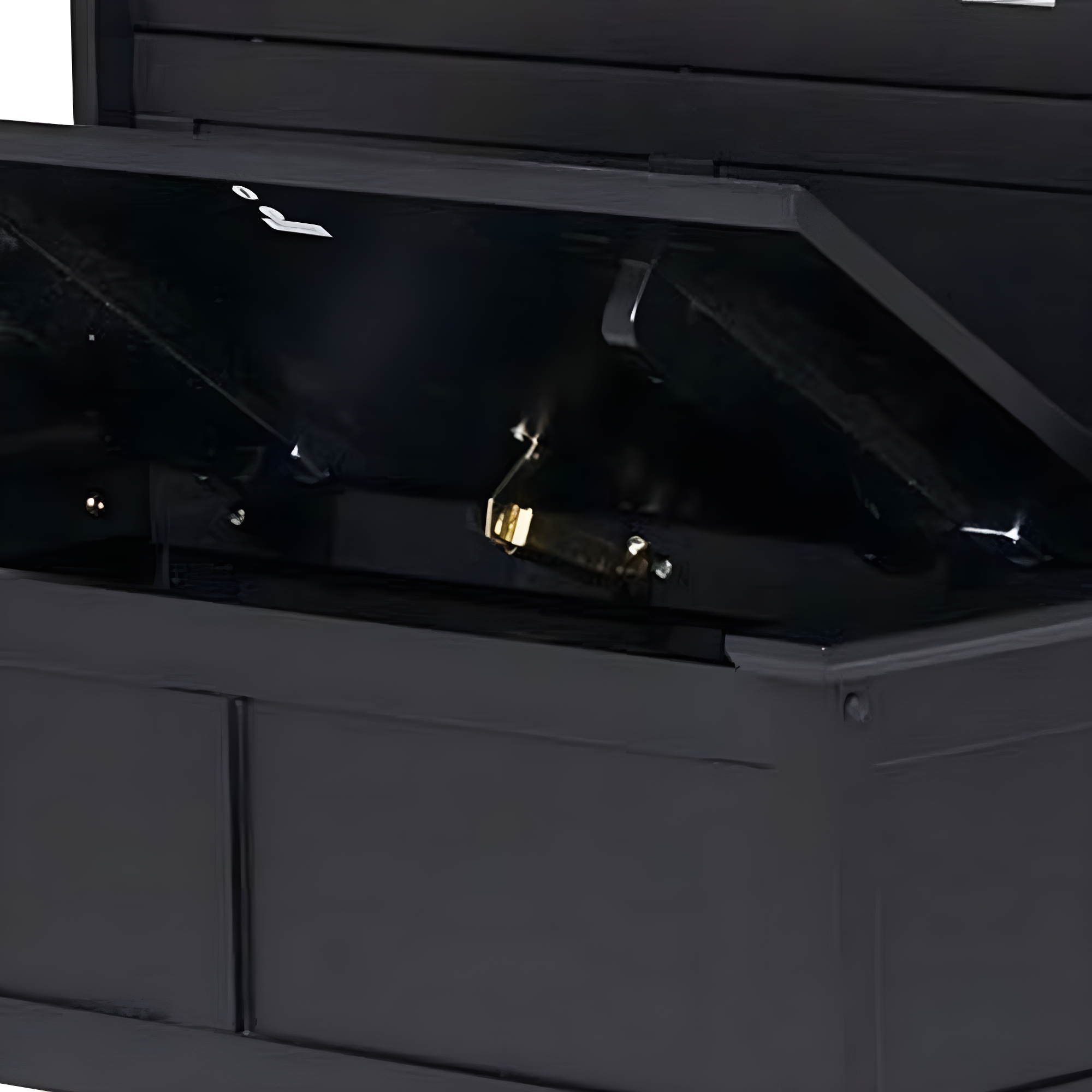 Co-t Solid Hardwood Hall Tree With Storage Bench, Safety Hinge, And Brass Hooks
