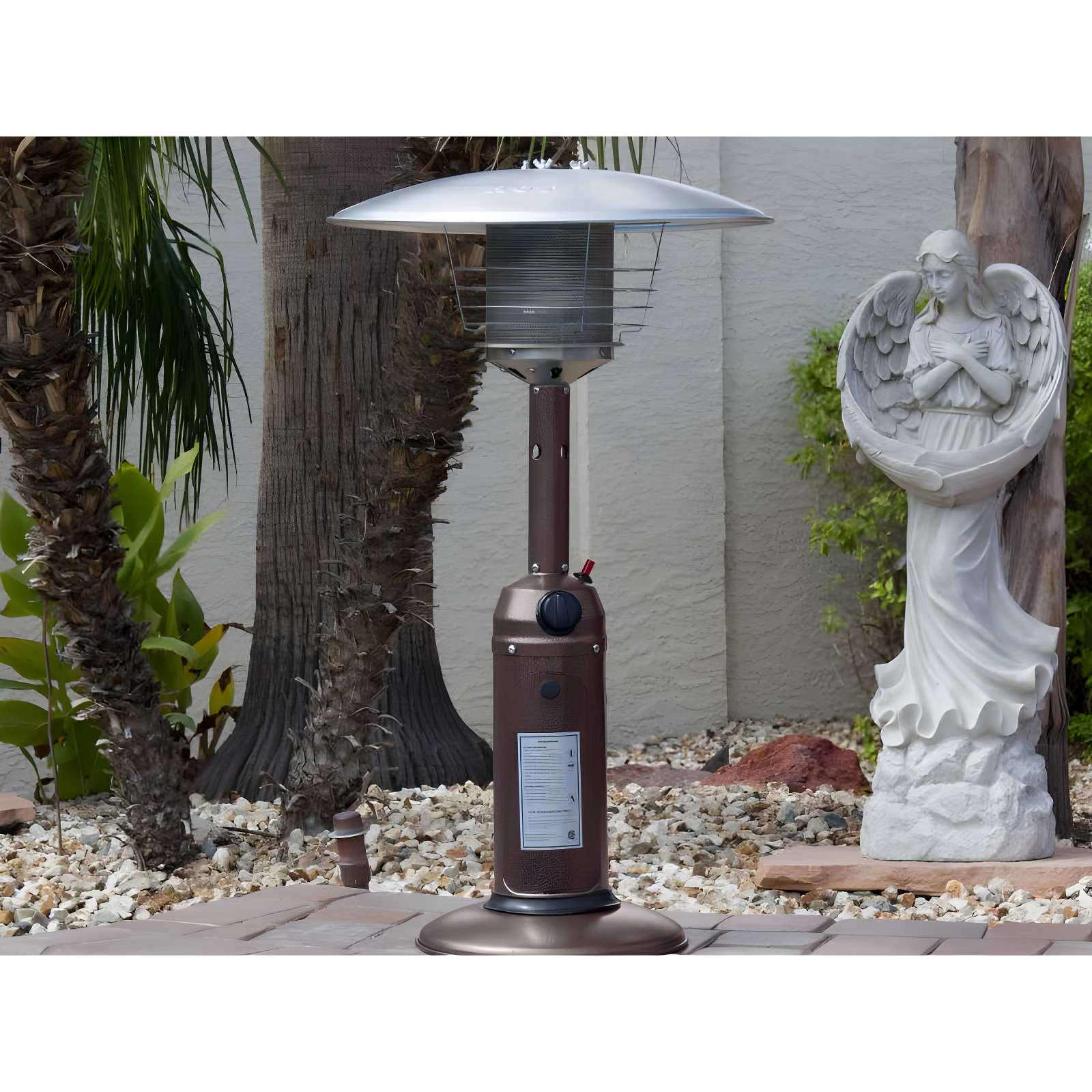 Arlmont & Co. Miceli 11000 Stainless Steel Propane Tabletop Patio Heater