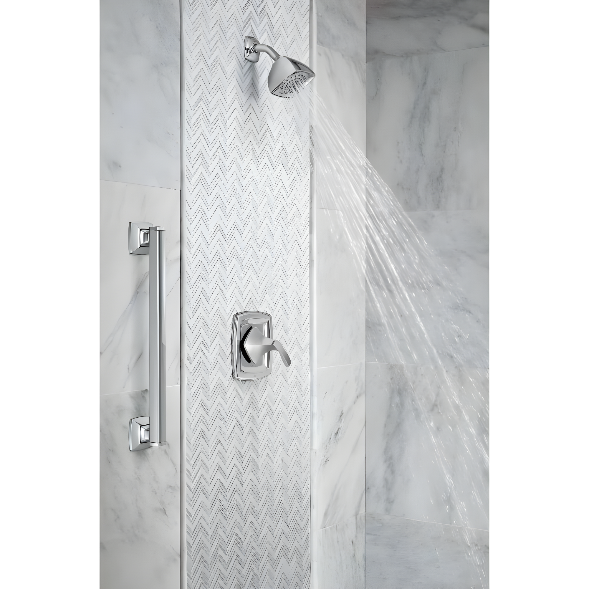 Moen Voss Stainless Steel Transitional Bathroom Grab Bar