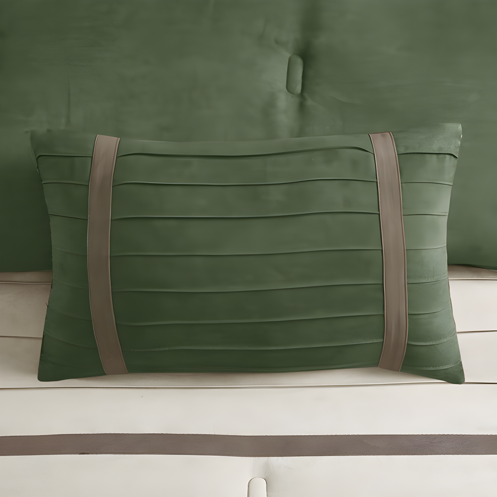 Madison Park Palmer 7 PC Pieced Faux Suede Comforter Set