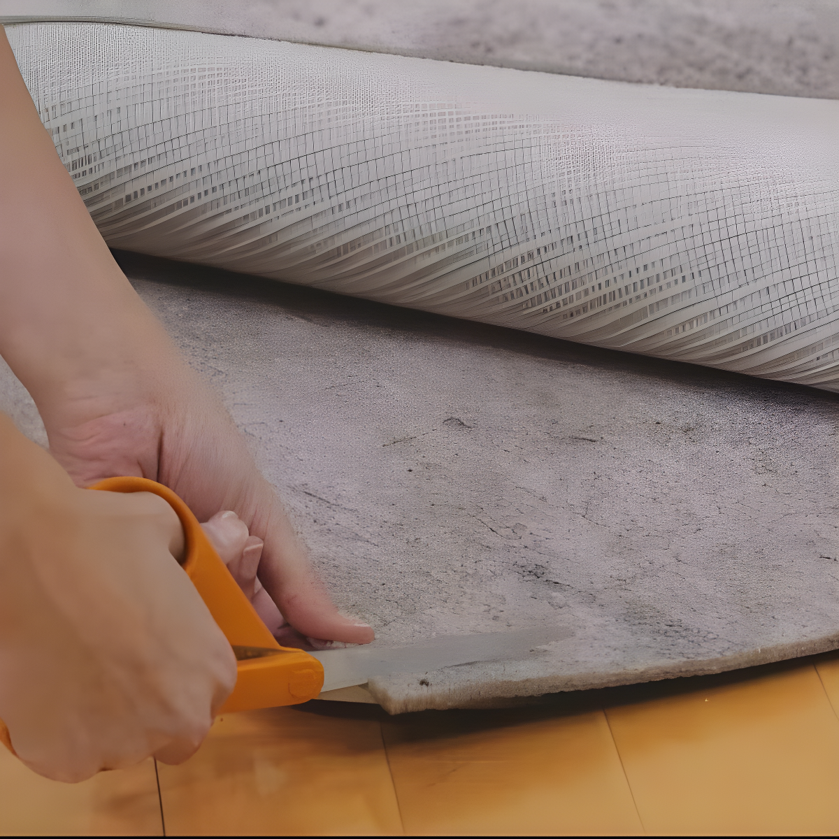 8'x10' Reversible Pet Proof Rug Pad Gray - Karastan: Skid-Resistant Rectangle Carpet Pad, Polyester, Latex Backing