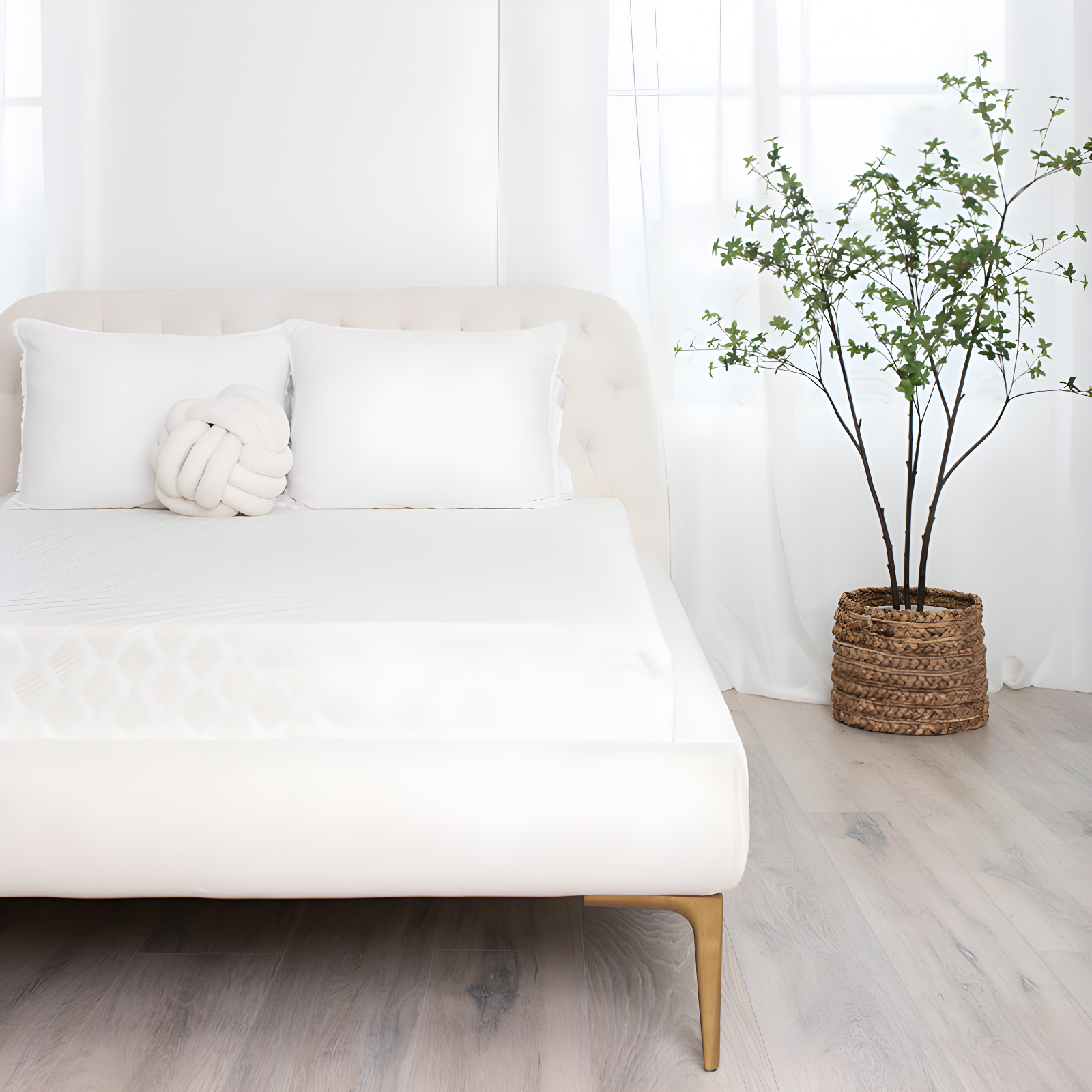 Chime 10 Inch Medium Firmness Memory Foam Mattress, King