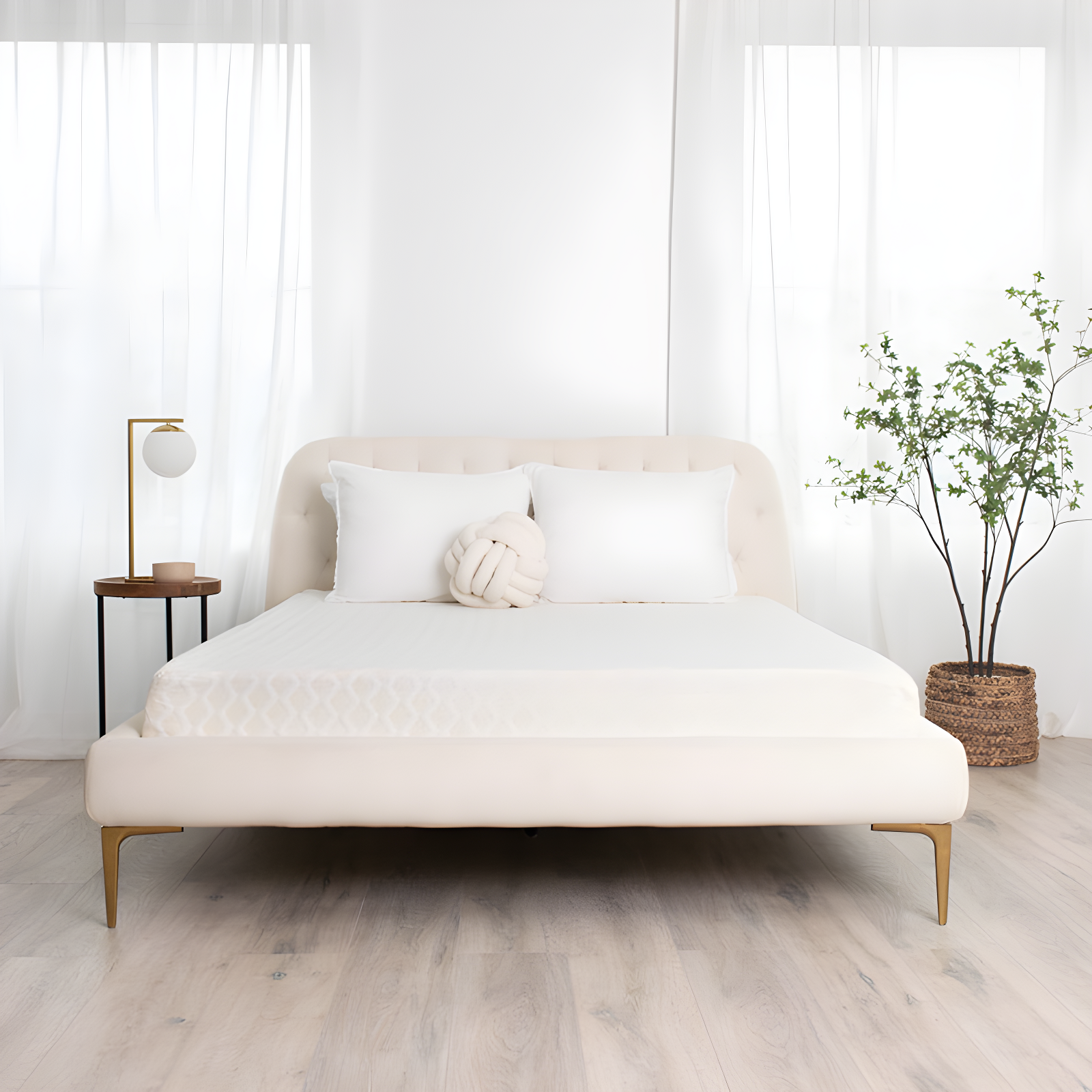 Chime 10 Inch Medium Firmness Memory Foam Mattress, King