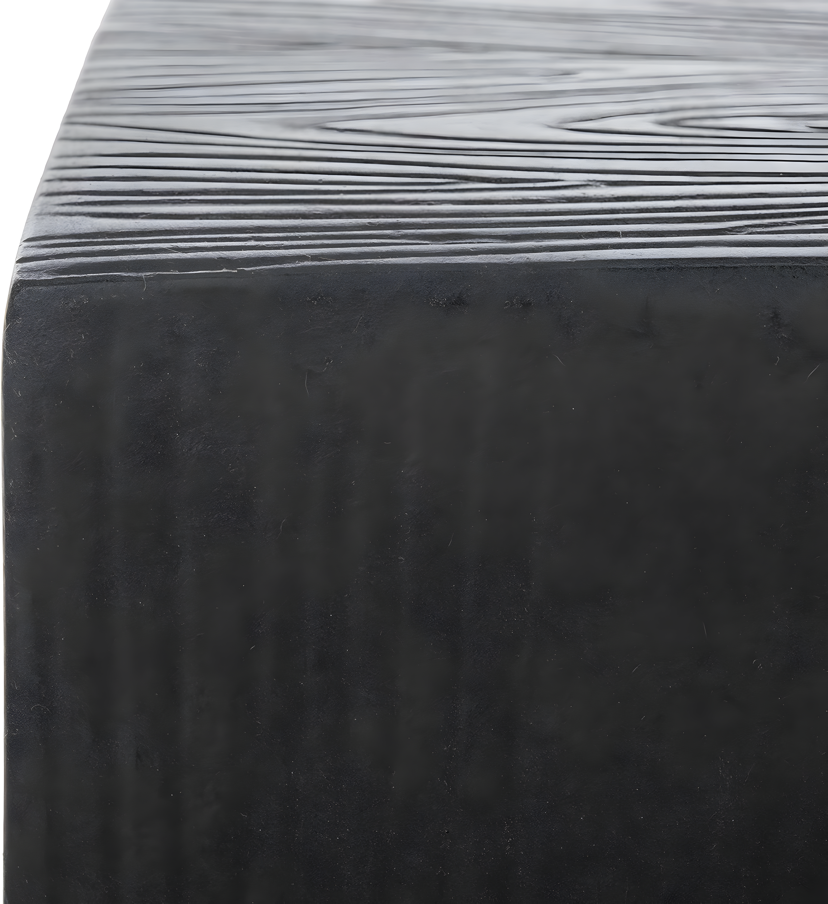 Cube Indoor/Outdoor Modern Concrete Accent Table - Black - Safavieh