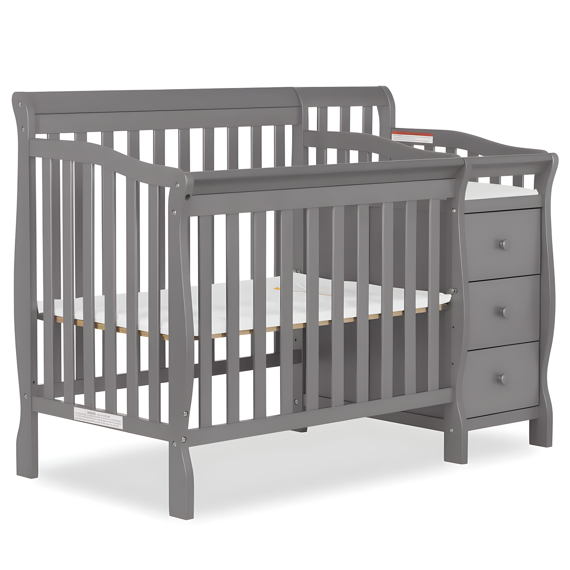 Dream On Me Jayden 4-in-1 Mini Convertible Crib and Changer