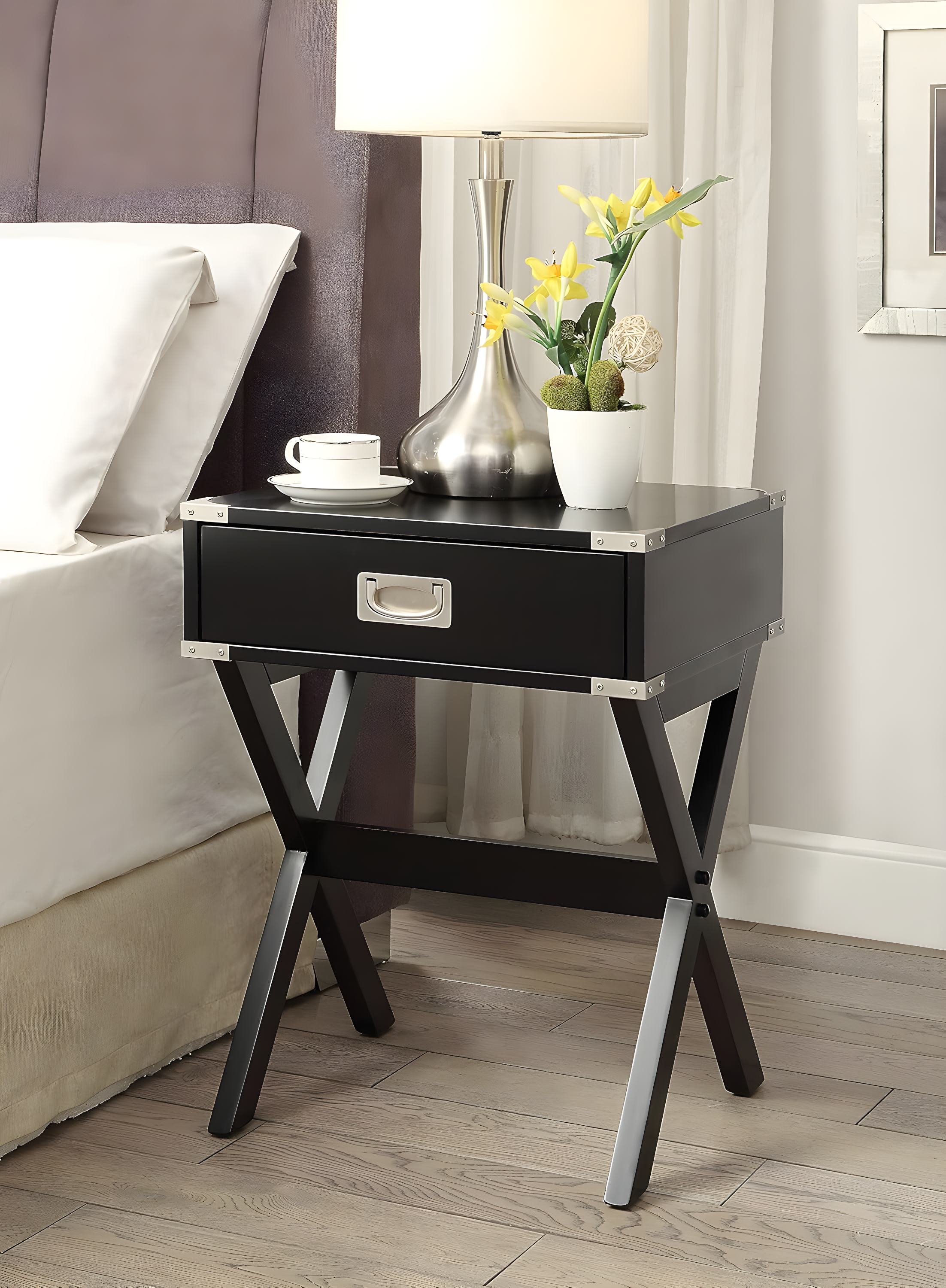 ACME Babs Accent Table, Black