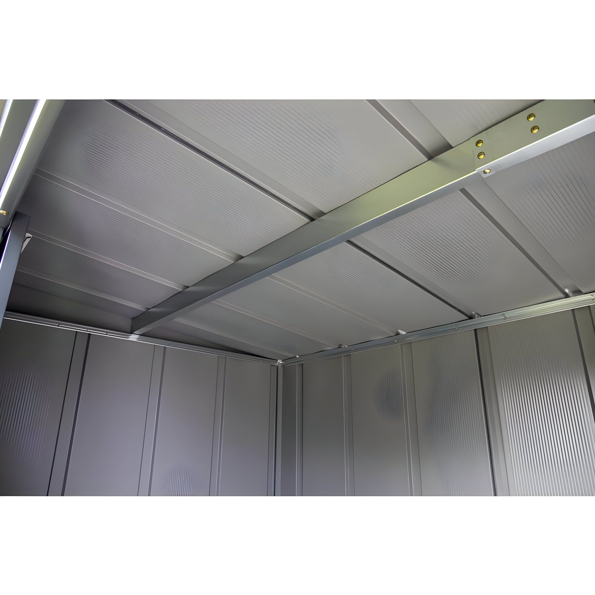 6 ft. W x 4 ft. D Steel Vertical Storage Shed