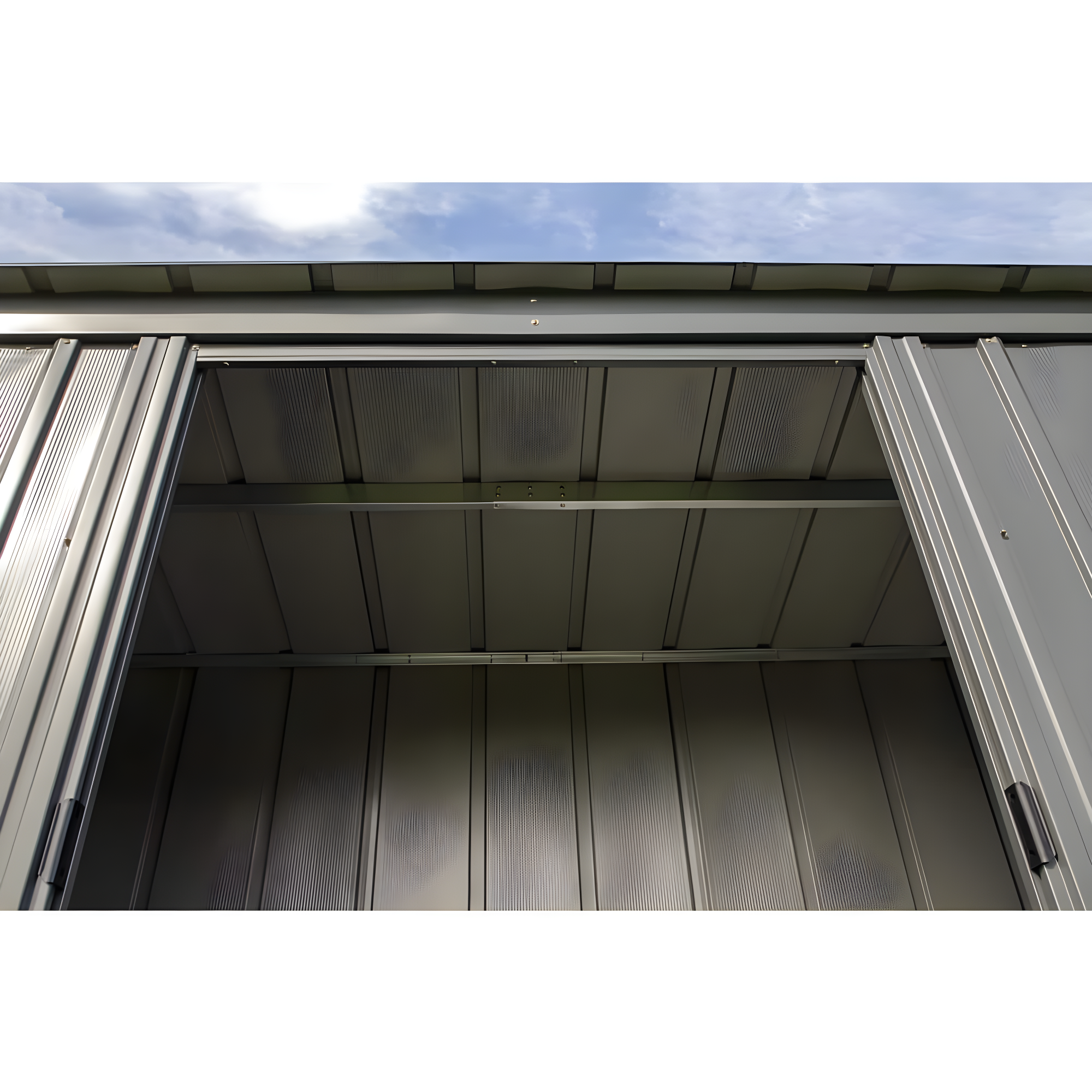 6 ft. W x 4 ft. D Steel Vertical Storage Shed