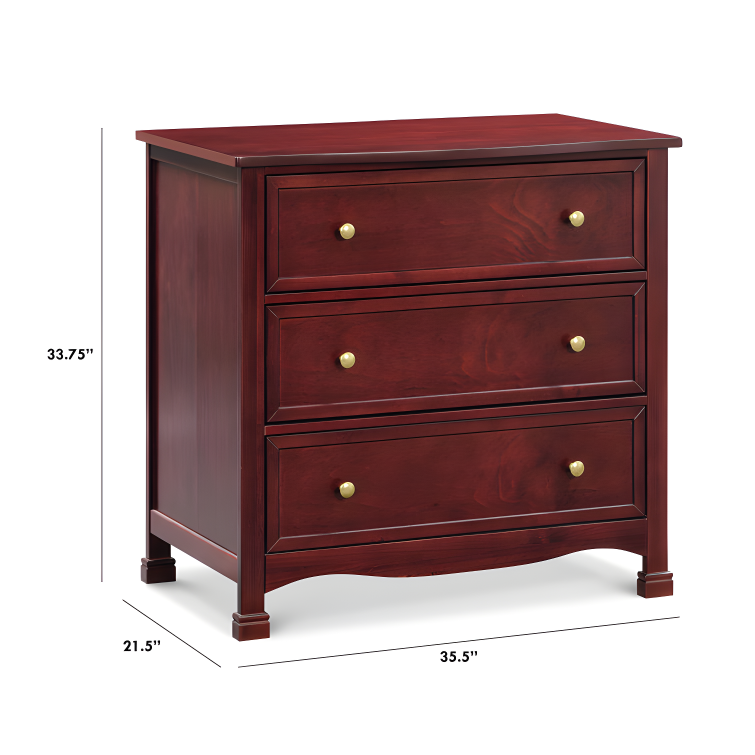 Kalani 3 Drawer Dresser