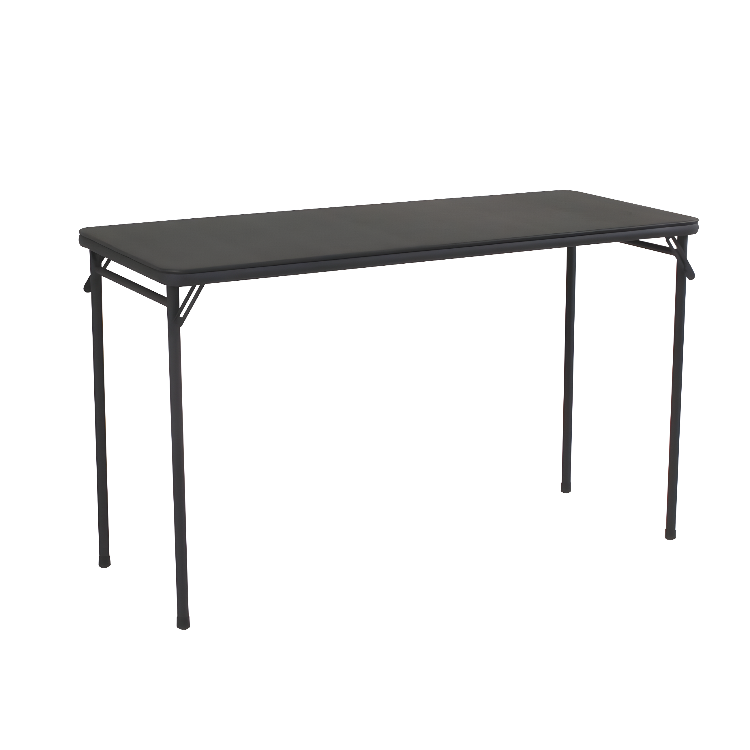 COSCO 20" x 48" Vinyl Top Serving Folding Table