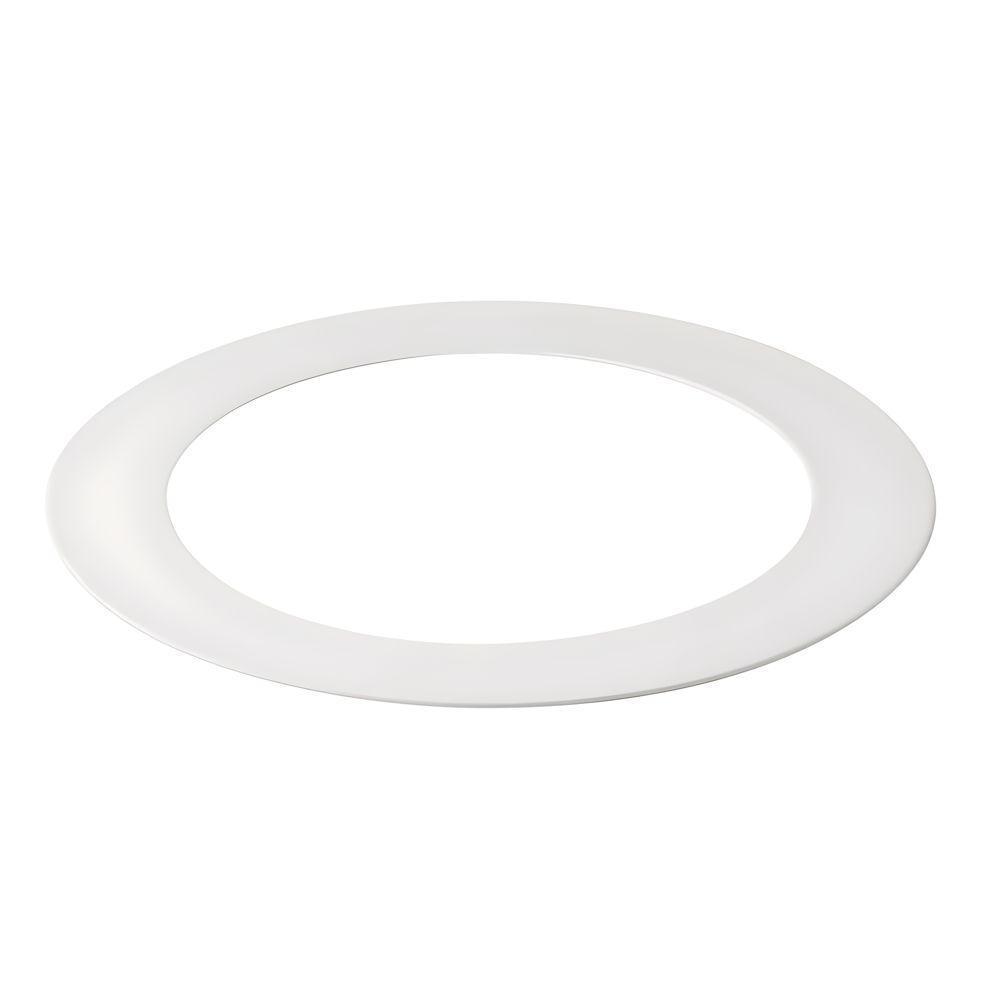 White Aluminum 5.75" Ceiling Goof Ring for 4" Downlight Fixtures