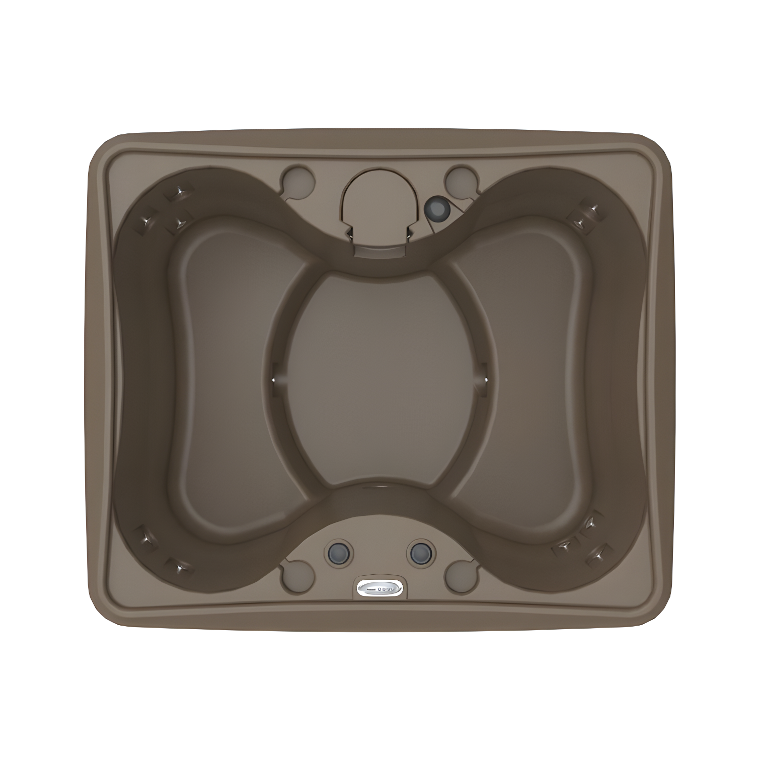 AquaRest Discover AR150 Standard 4-Person 12-Jet Plug & Play Hot Tub with LED Waterfall and Friction Heating