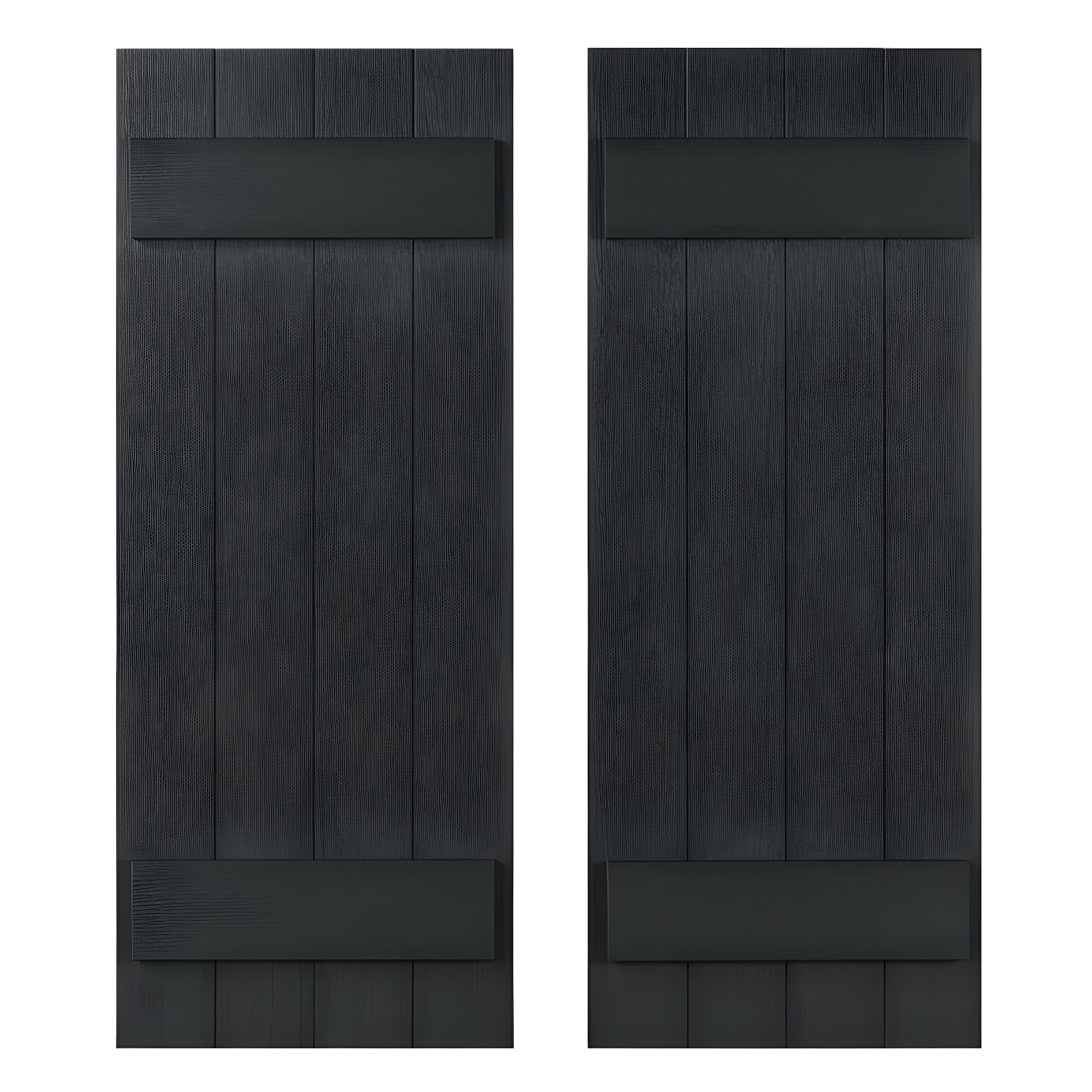 Highwood USA 13.25'' Board & Batten Shutters (Set of 2)