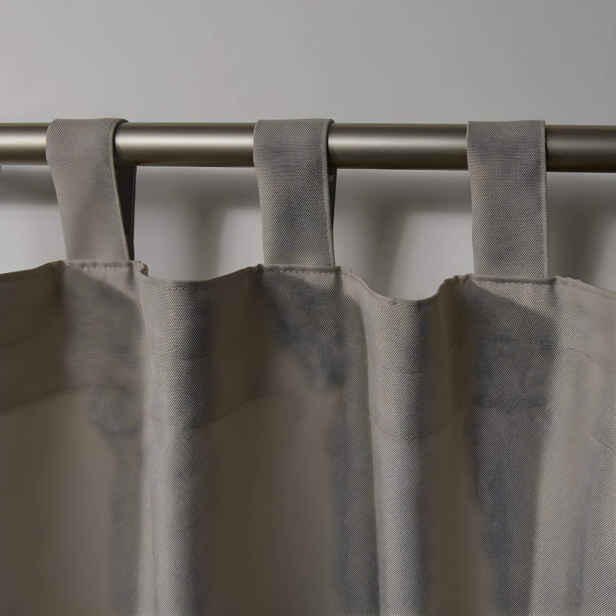 Set of 2 (120"x54") Cabana Easy Closure Grommet Top Light Filtering Window Curtain Panels Taupe Brown - Exclusive Home: Indoor/Outdoor Use