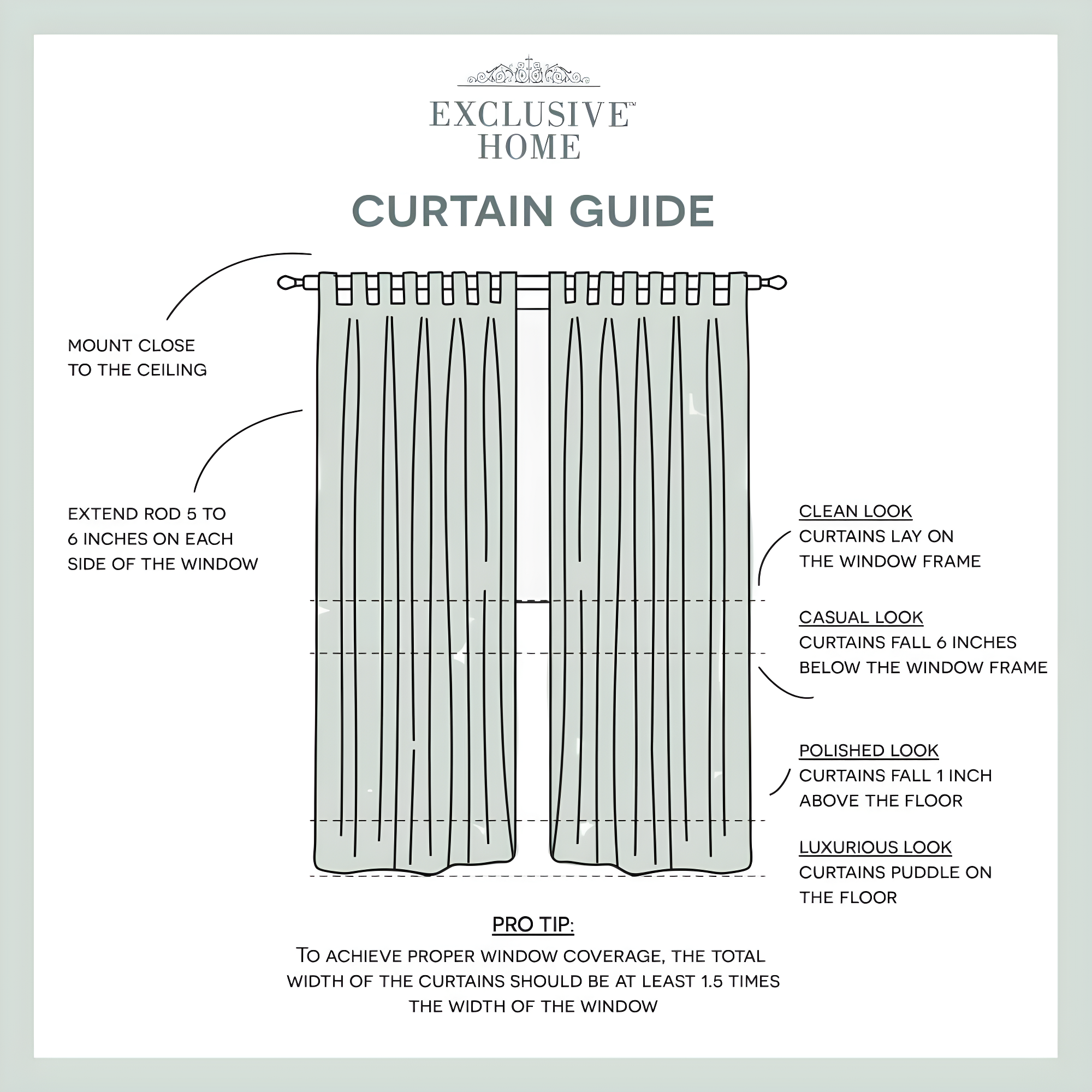 Set of 2 (120"x54") Cabana Easy Closure Grommet Top Light Filtering Window Curtain Panels Taupe Brown - Exclusive Home: Indoor/Outdoor Use