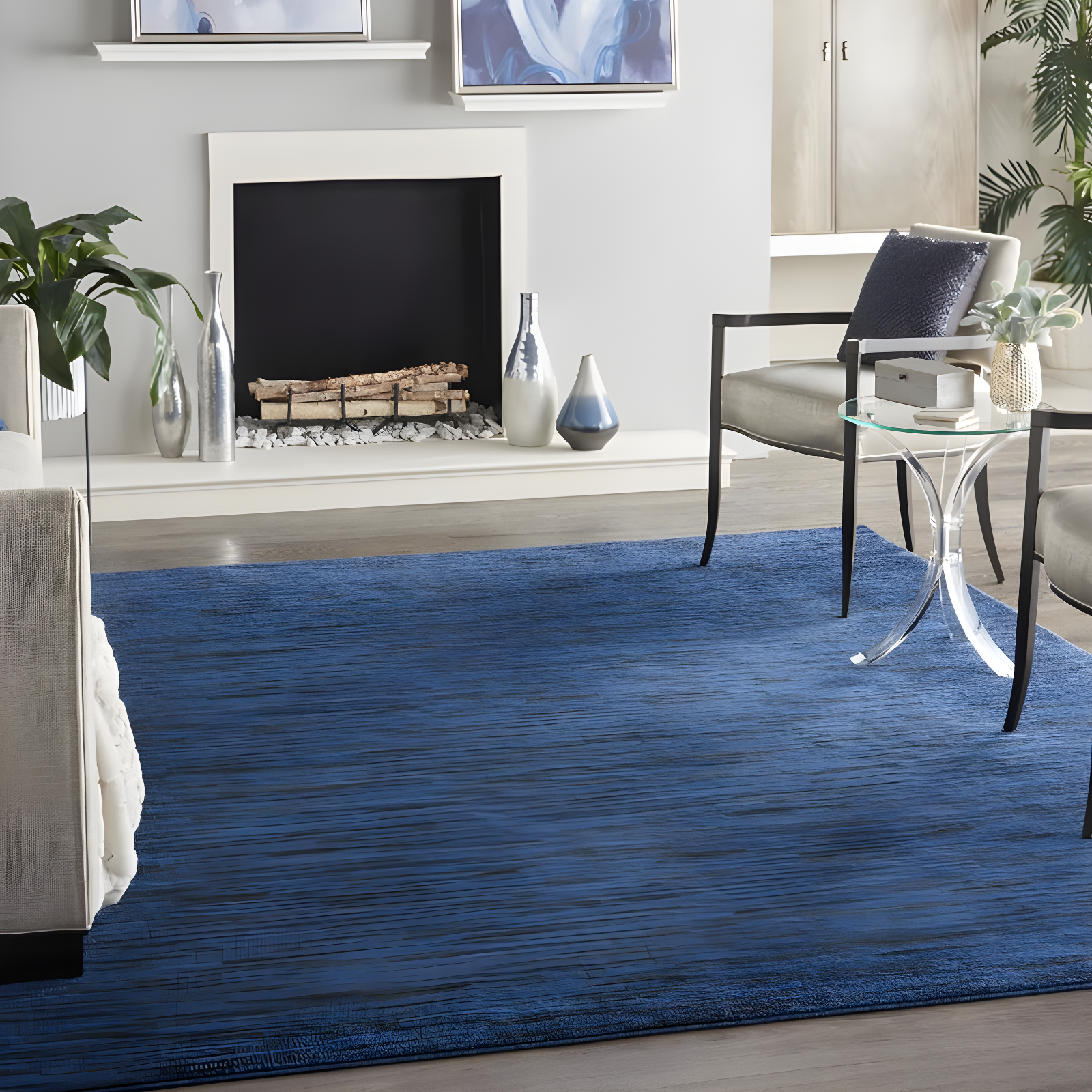 Nourison Nourison Essentials NRE01 Indoor/outdoor Area Rug - Midnight Blue 8' x 10'