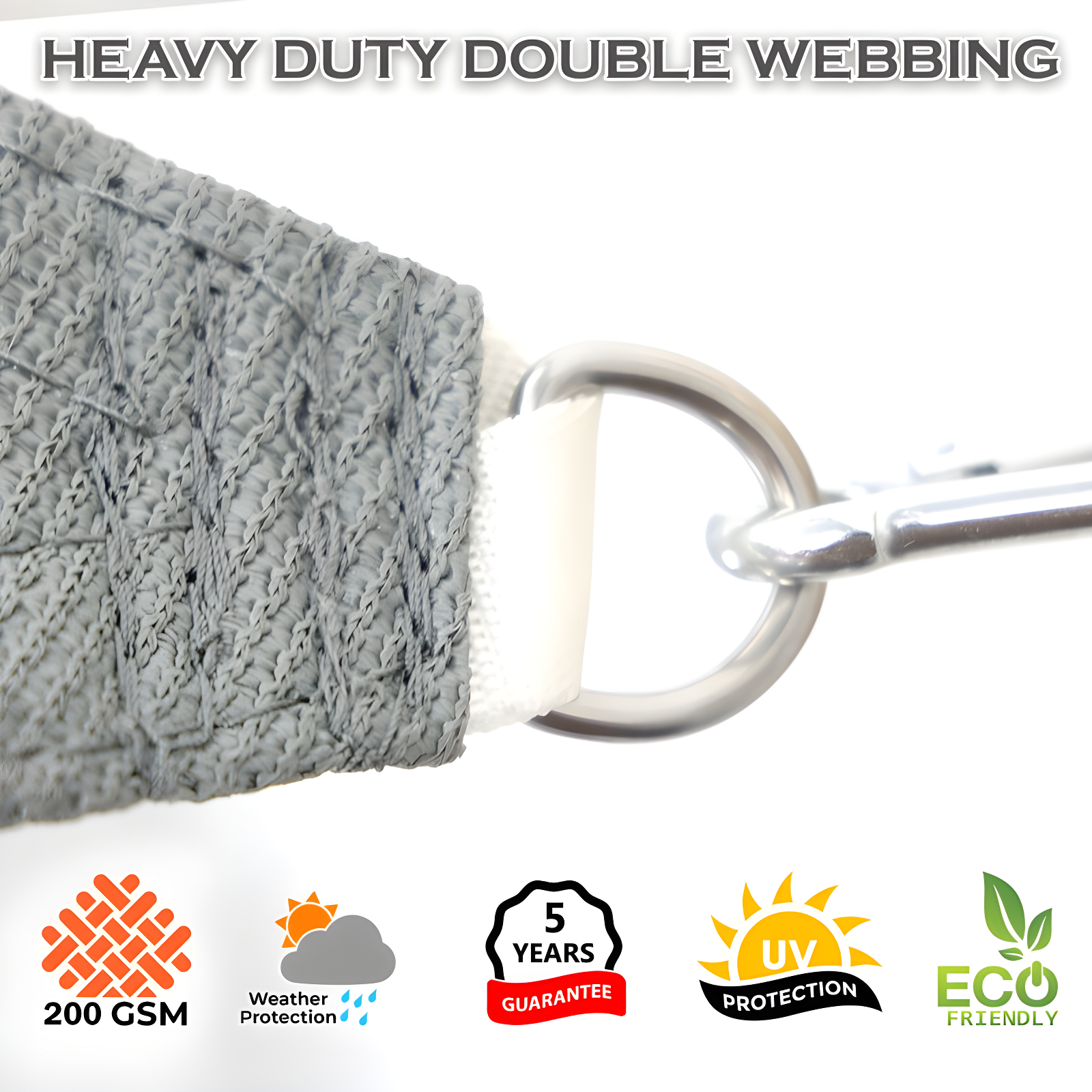 Royal Shade Triangle 200 GSM Sun Shade Sail