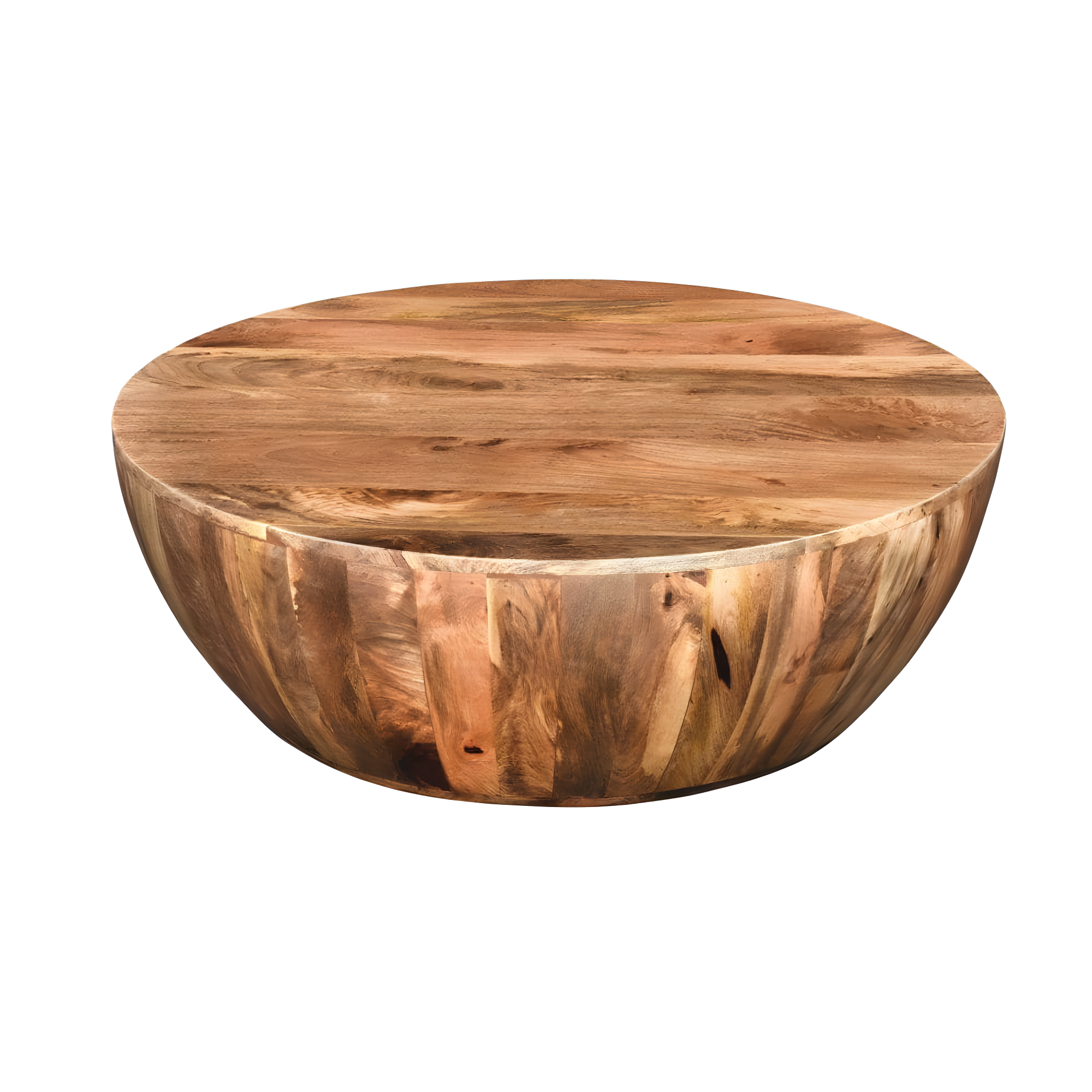 Teasdale Solid Wood Single Drum Coffee Table