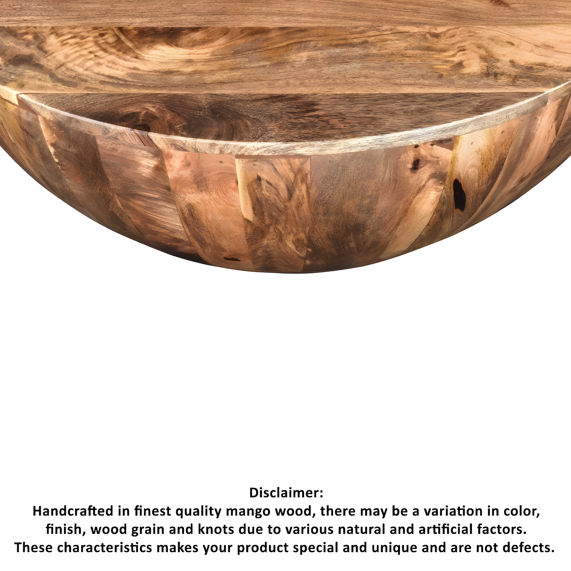 Teasdale Solid Wood Single Drum Coffee Table