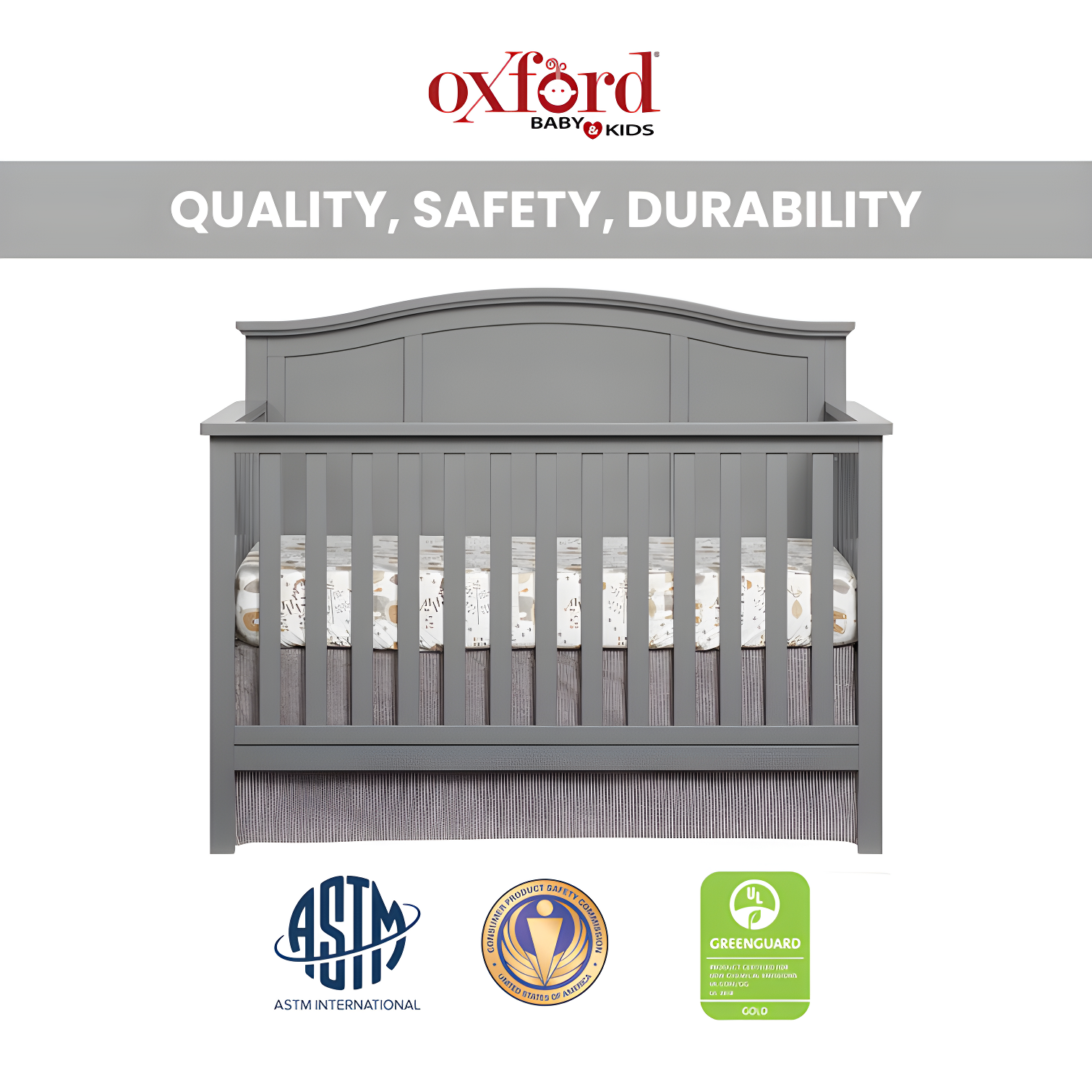 Emerson 4 In 1 Convertible Crib